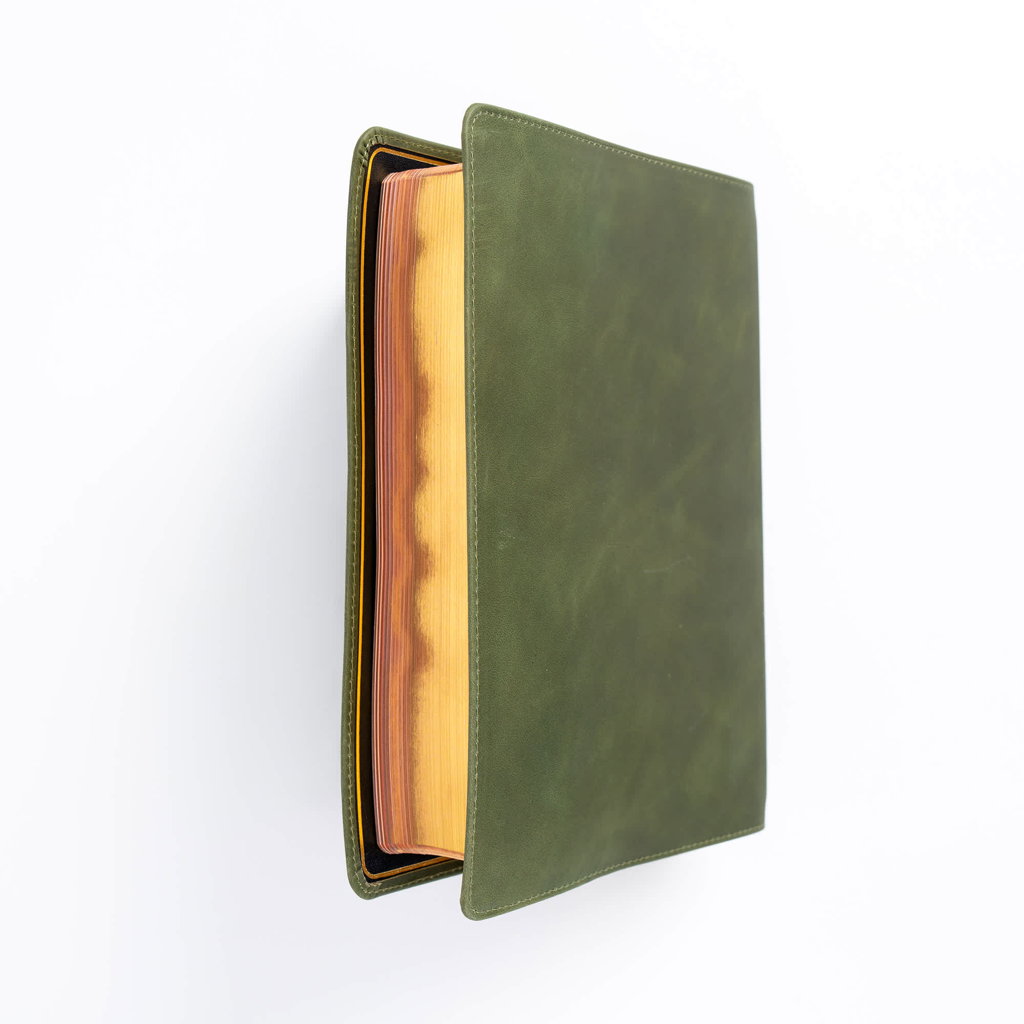 slide 3 of 11 for CSB She Reads Truth Bible, Holman Handcrafted Collection, Olive Premium Calfskin