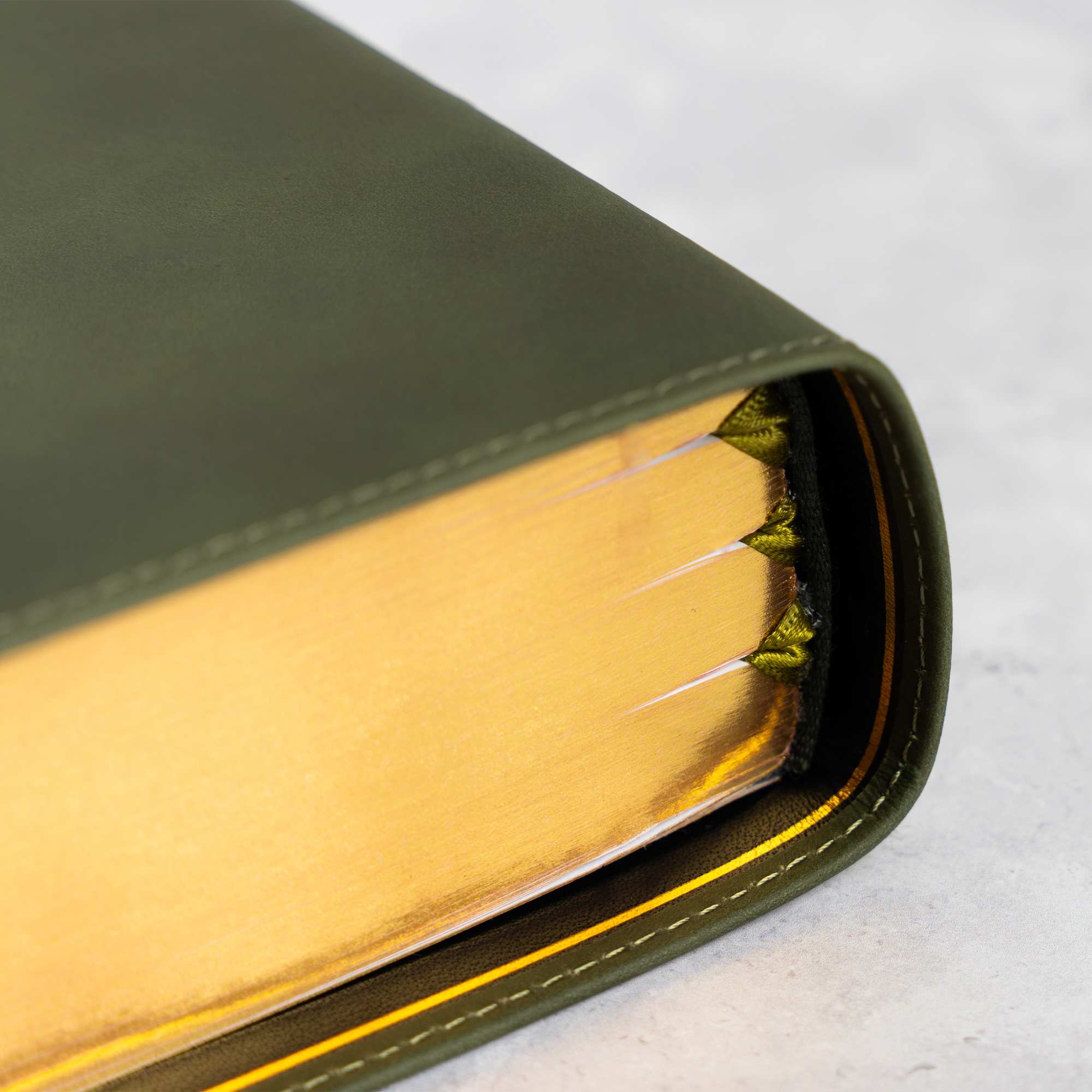 slide 17 of 17 for CSB She Reads Truth Bible, Holman Handcrafted Collection, Olive Premium Calfskin