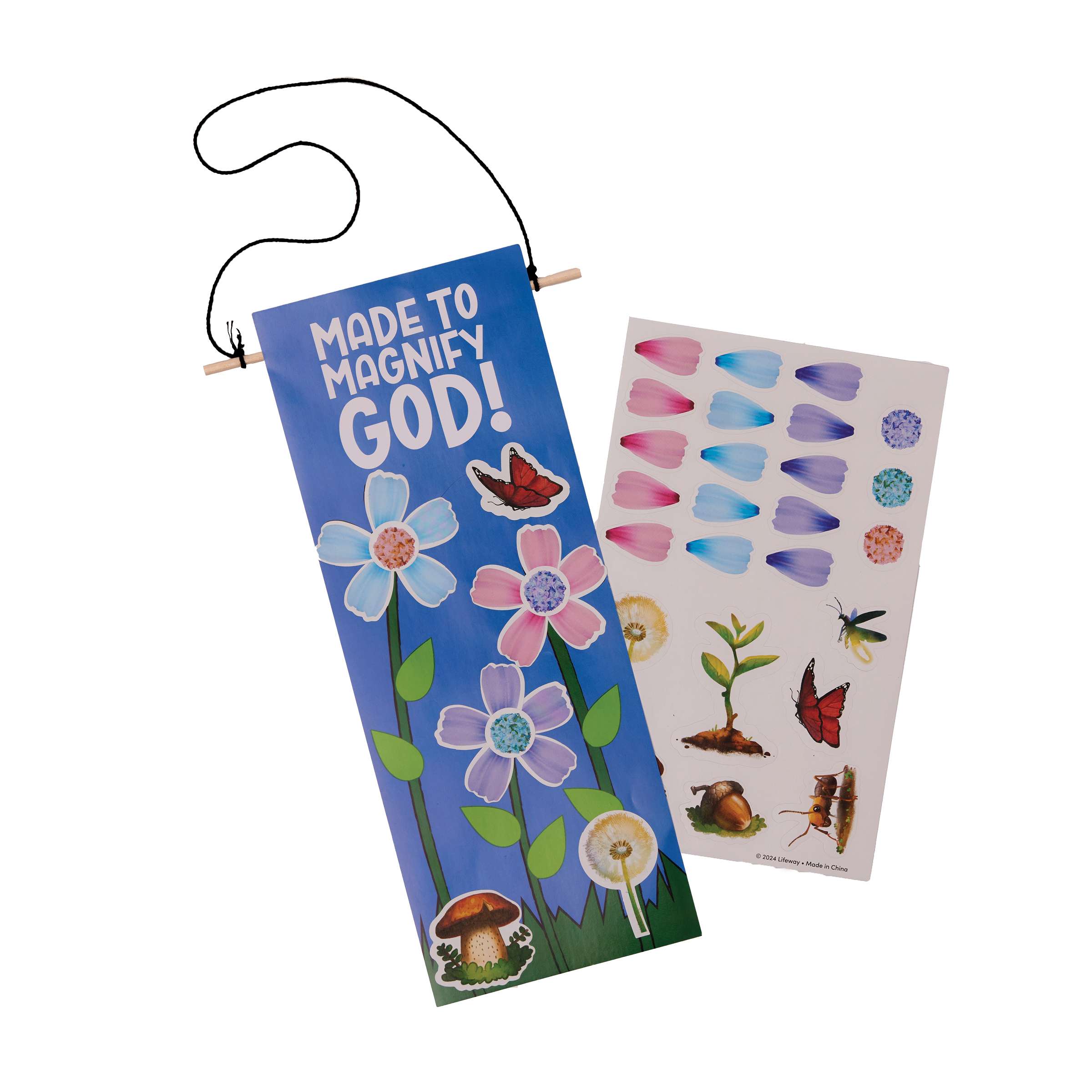 slide 2 of 2 for VBS 2025 Motto Wall Hanging Craft Pack