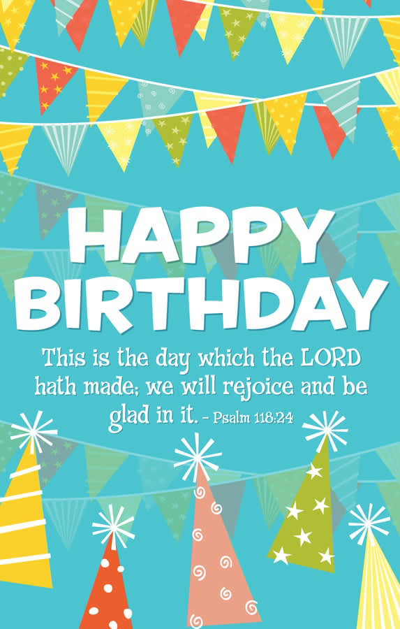 Birthday Postcard: Happy Birthday (Package of 25)