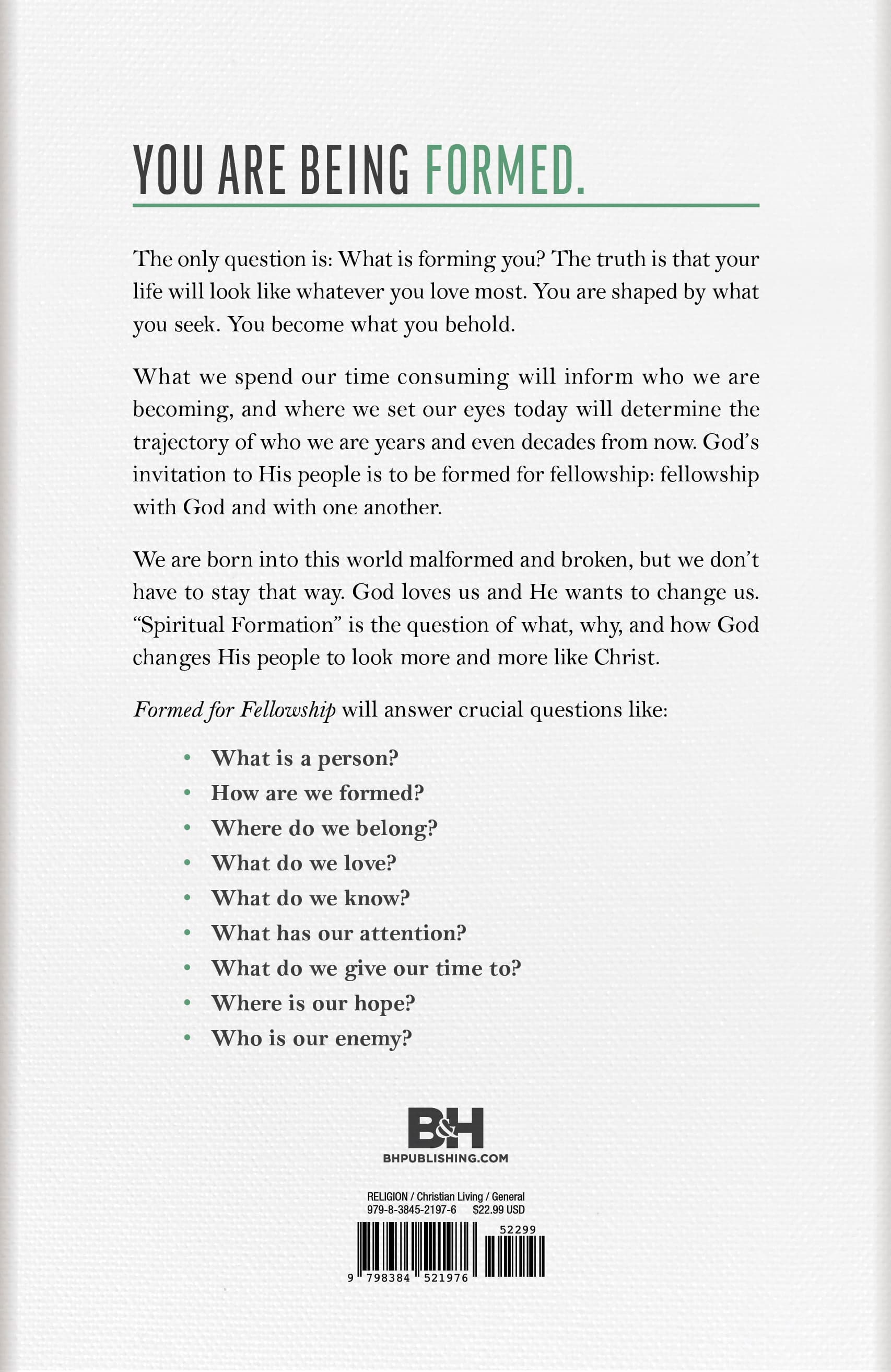 slide 2 of 4 for Formed for Fellowship