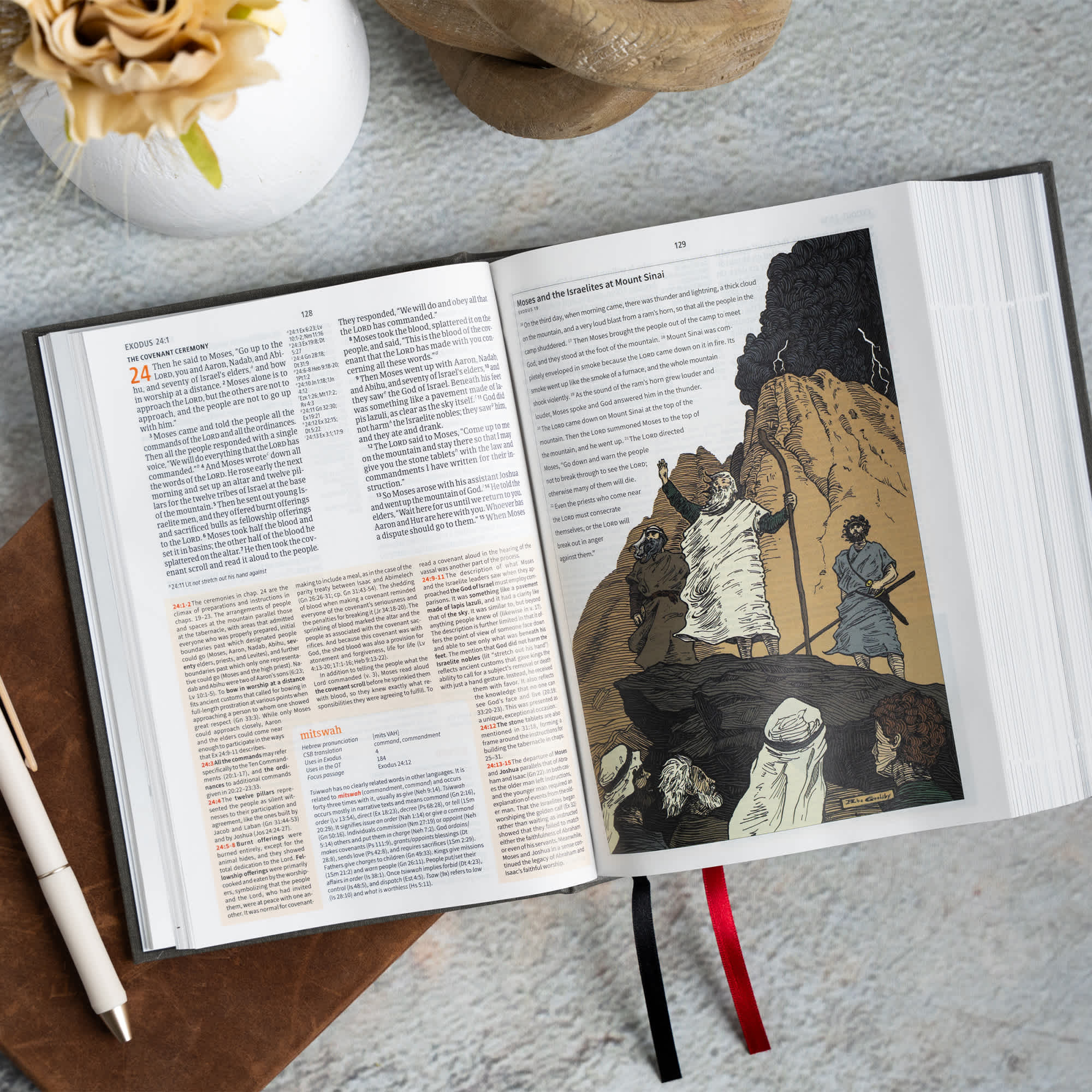 slide 5 of 16 for CSB Study Bible, Personal Size, Digital Study Edition, Charcoal Cloth Over Board