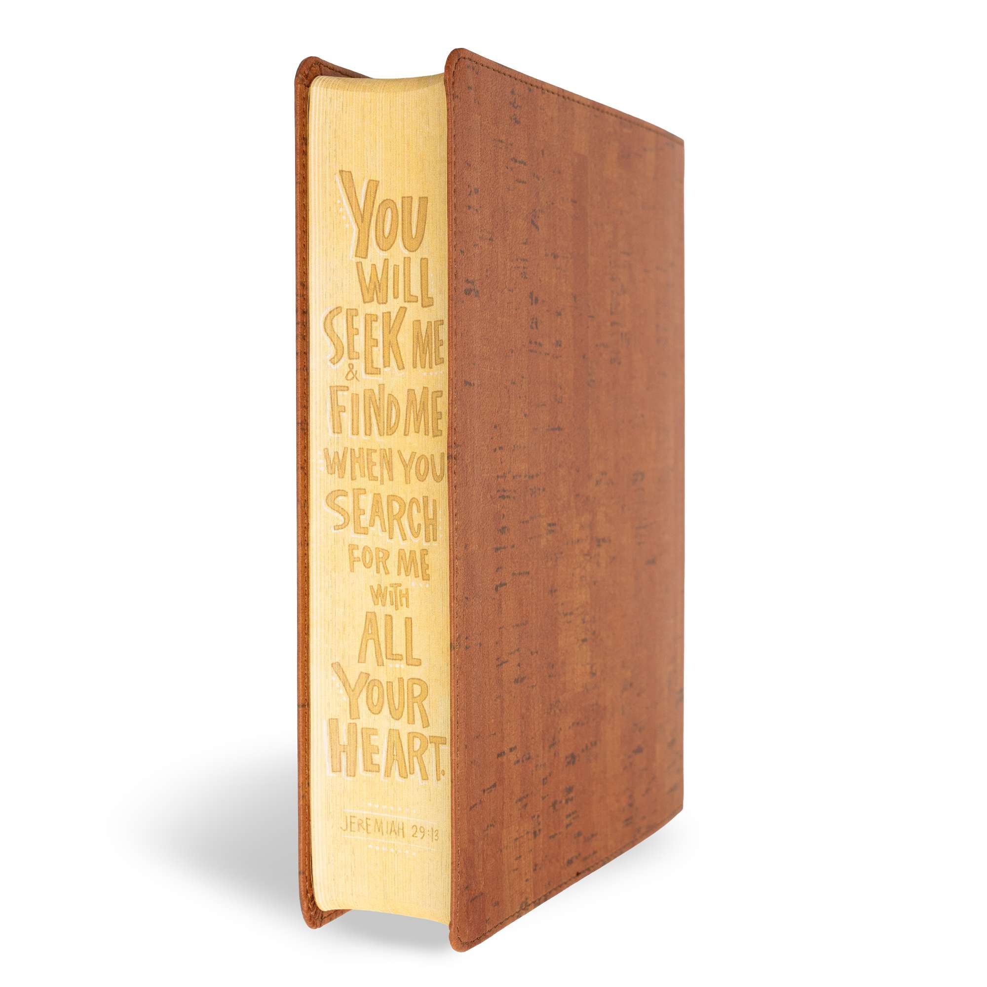slide 3 of 10 for CSB Journal and Draw Bible for Kids, Brown Cork LeatherTouch