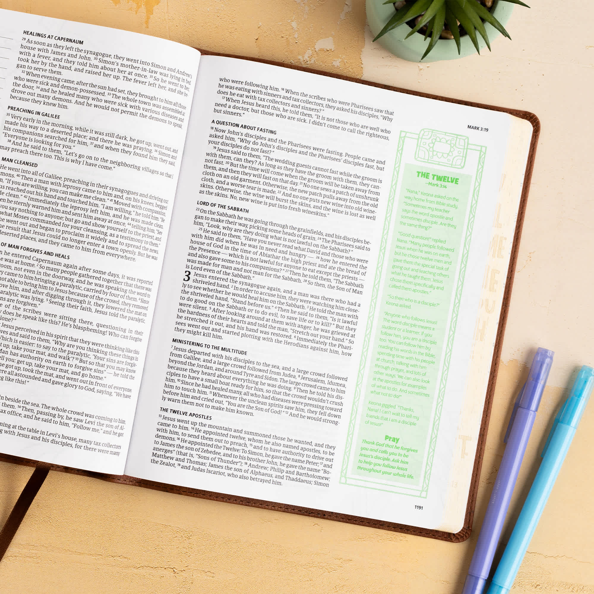 slide 5 of 10 for CSB Journal and Draw Bible for Kids, Brown Cork LeatherTouch
