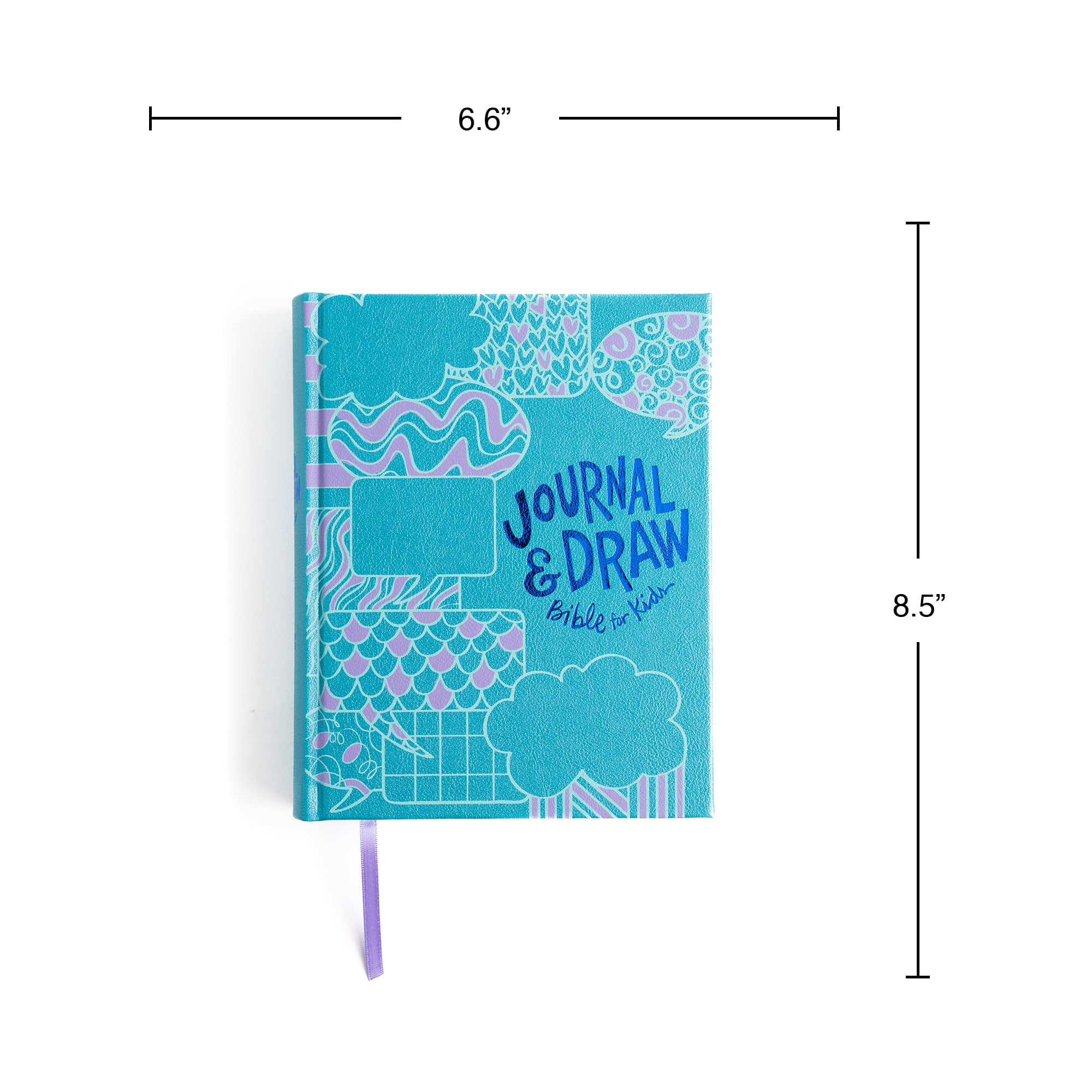 slide 8 of 10 for CSB Journal and Draw Bible for Kids, Teal LeatherTouch Over Board