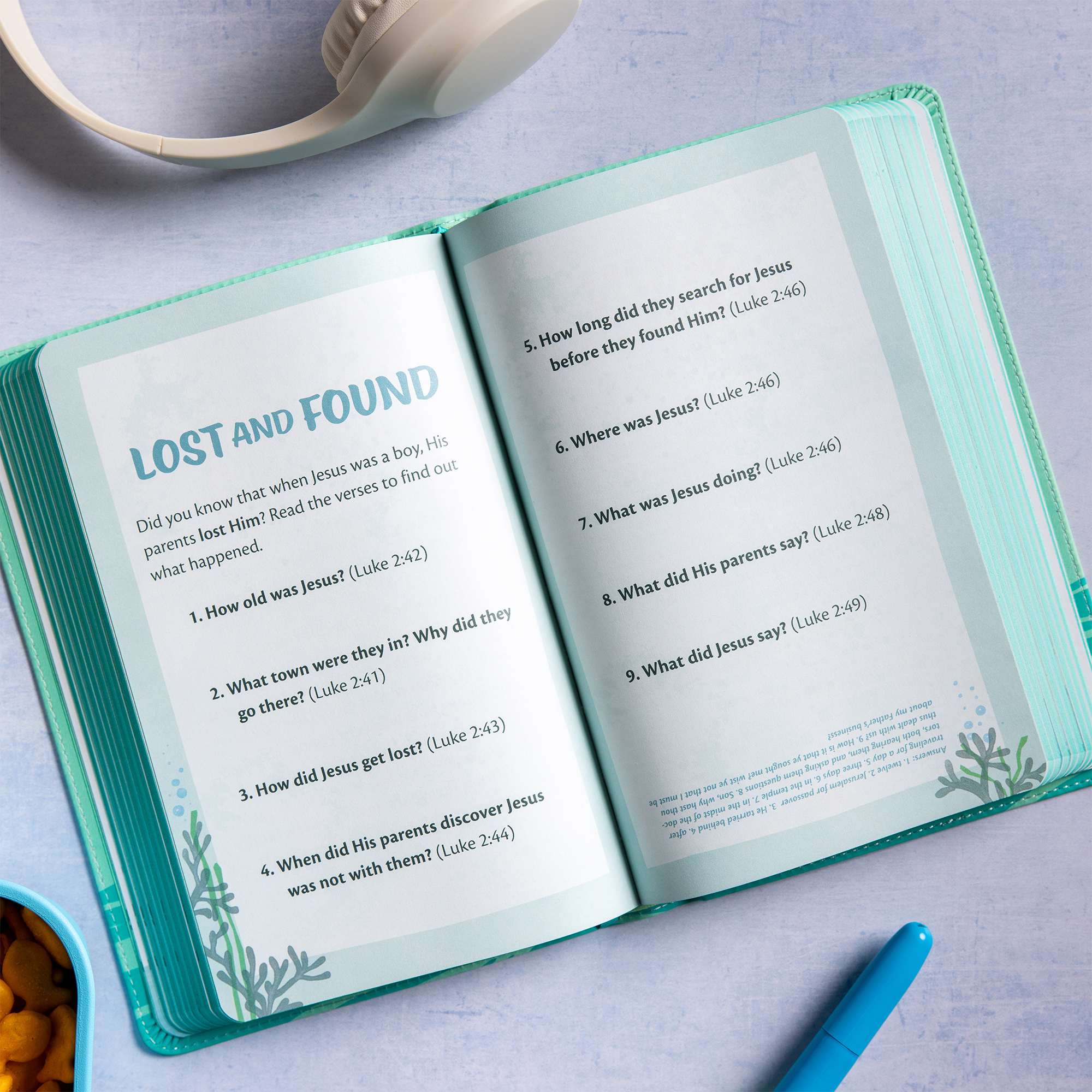 slide 6 of 16 for KJV Easy-for-Me Bible for Early Readers, Seafoam LeatherTouch