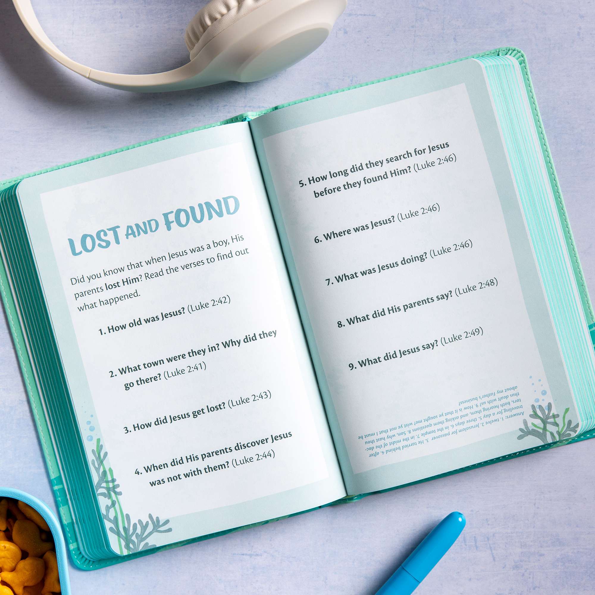slide 8 of 16 for KJV Easy-for-Me Bible for Early Readers, Seafoam LeatherTouch