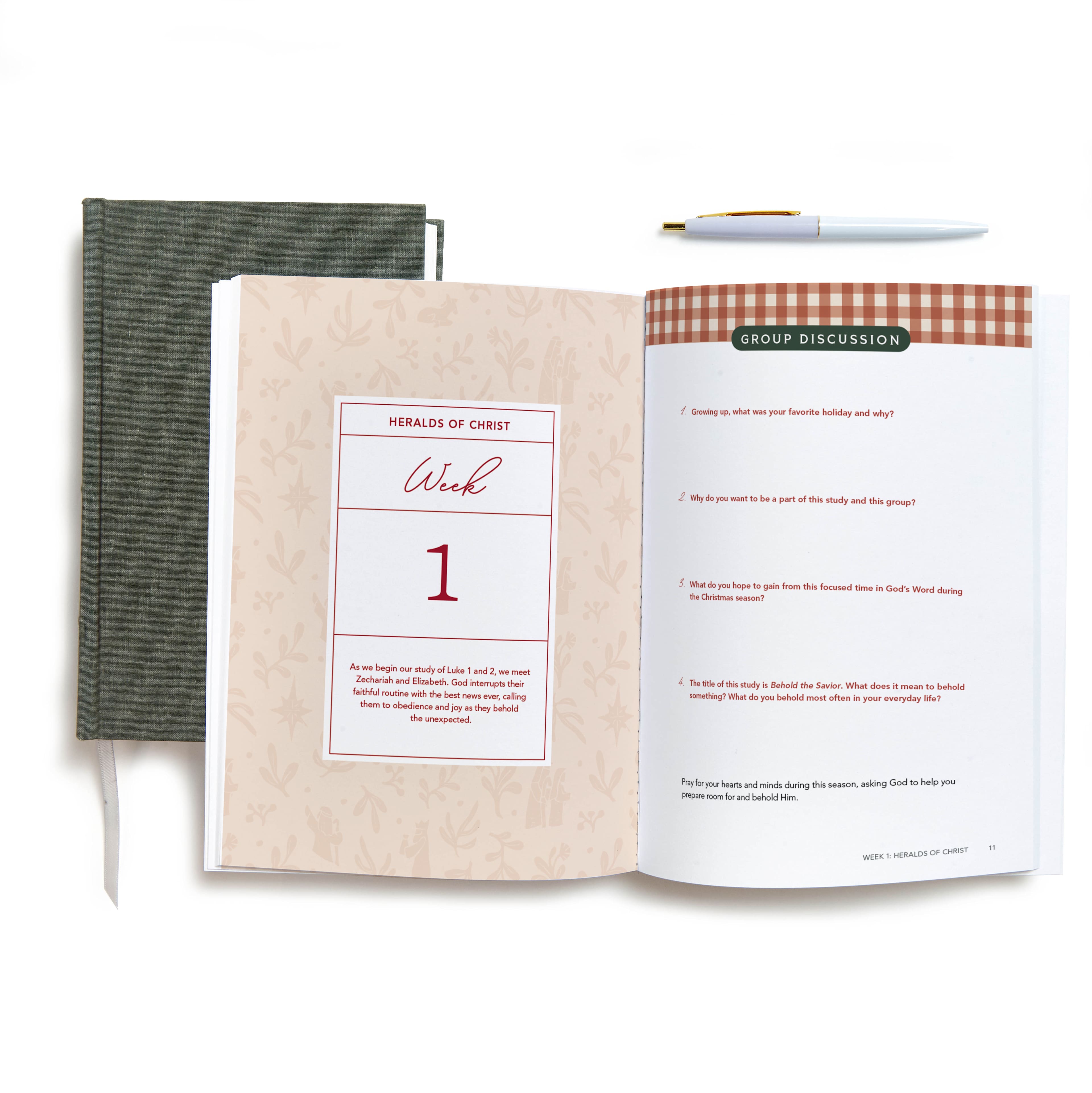 slide 3 of 5 for Behold the Savior - Advent Bible Study Book for Women