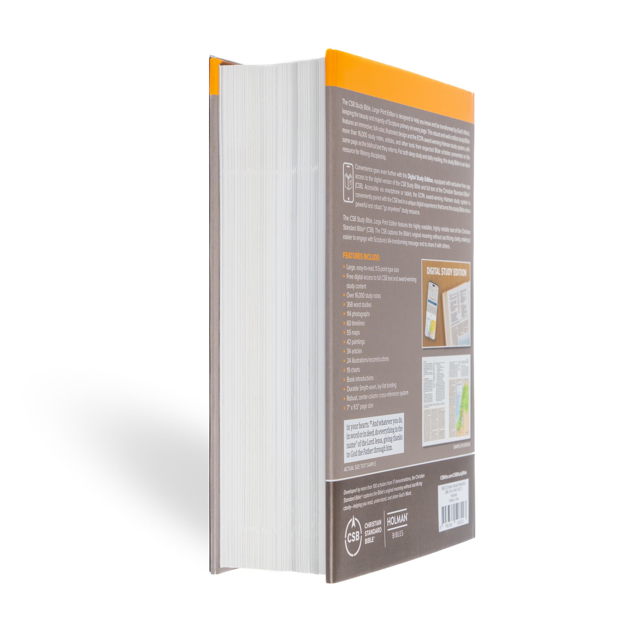 slide 3 of 12 for CSB Study Bible, Large Print, Digital Study Edition, Hardcover