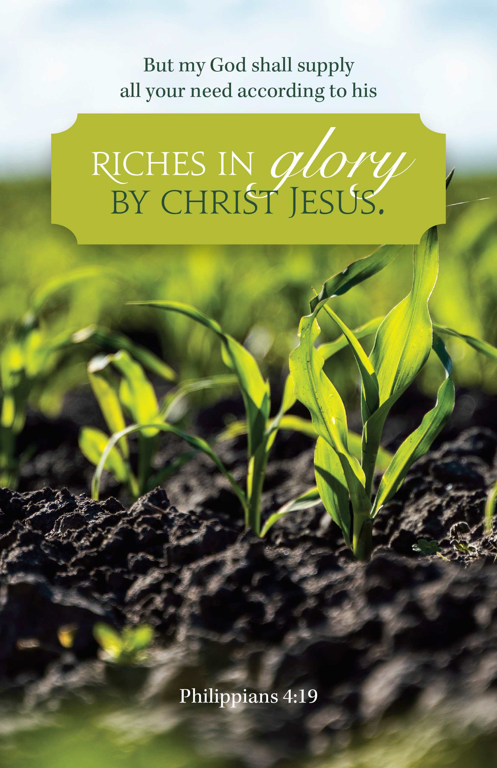 General Worship Bulletin: Riches in Glory (Package of 100)