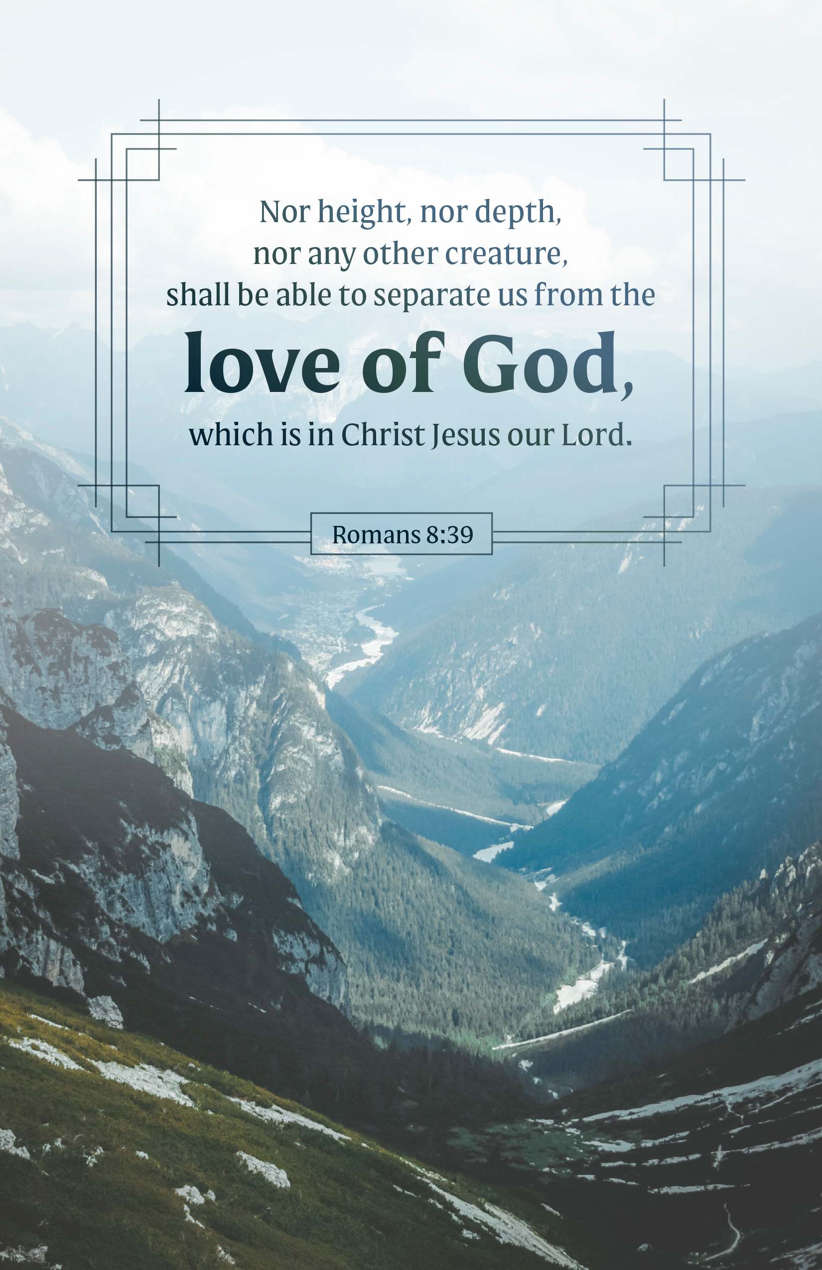 General Worship Bulletin: Love of God (Package of 100)