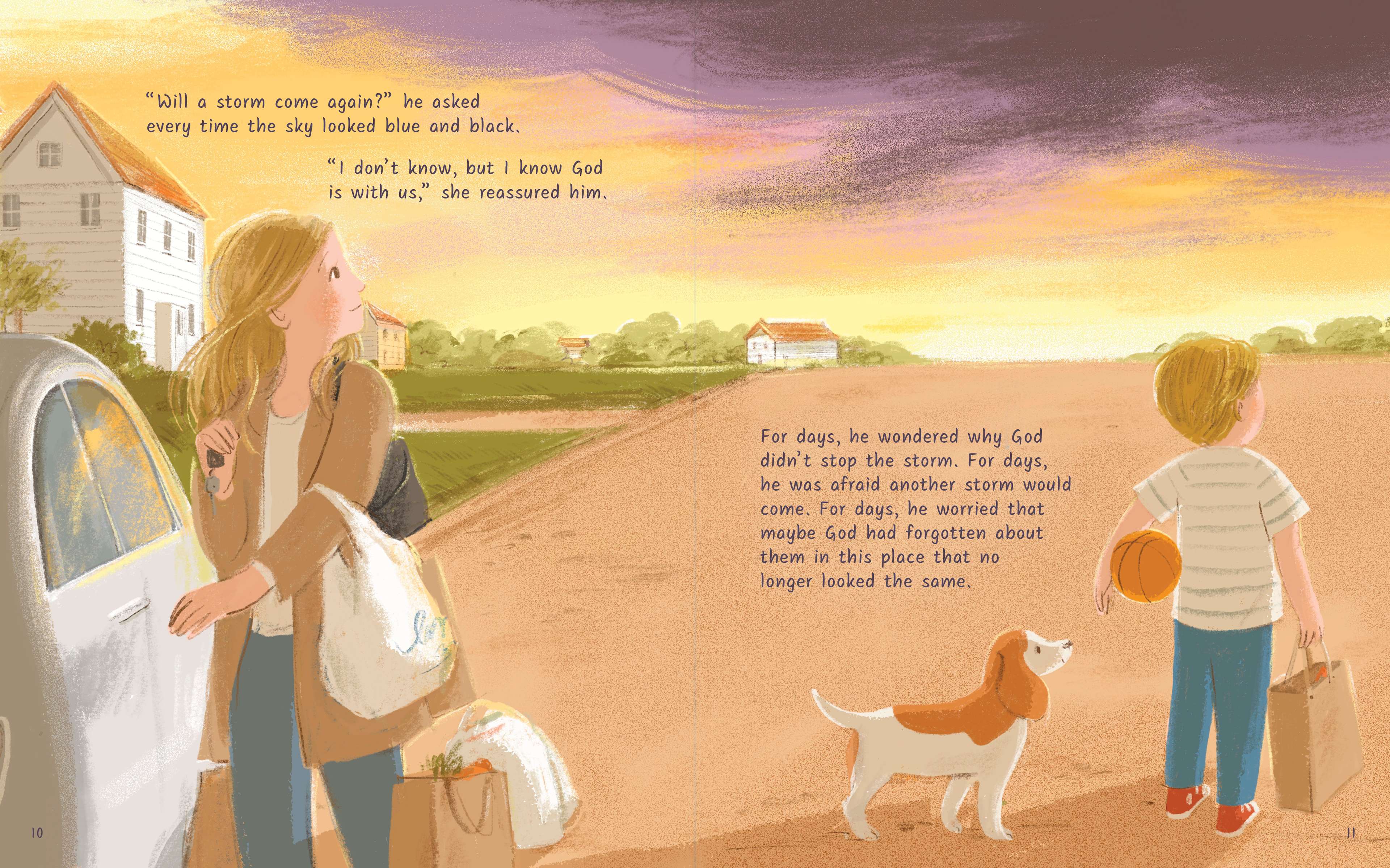 slide 2 of 2 for Seth and the Very Scary Storm