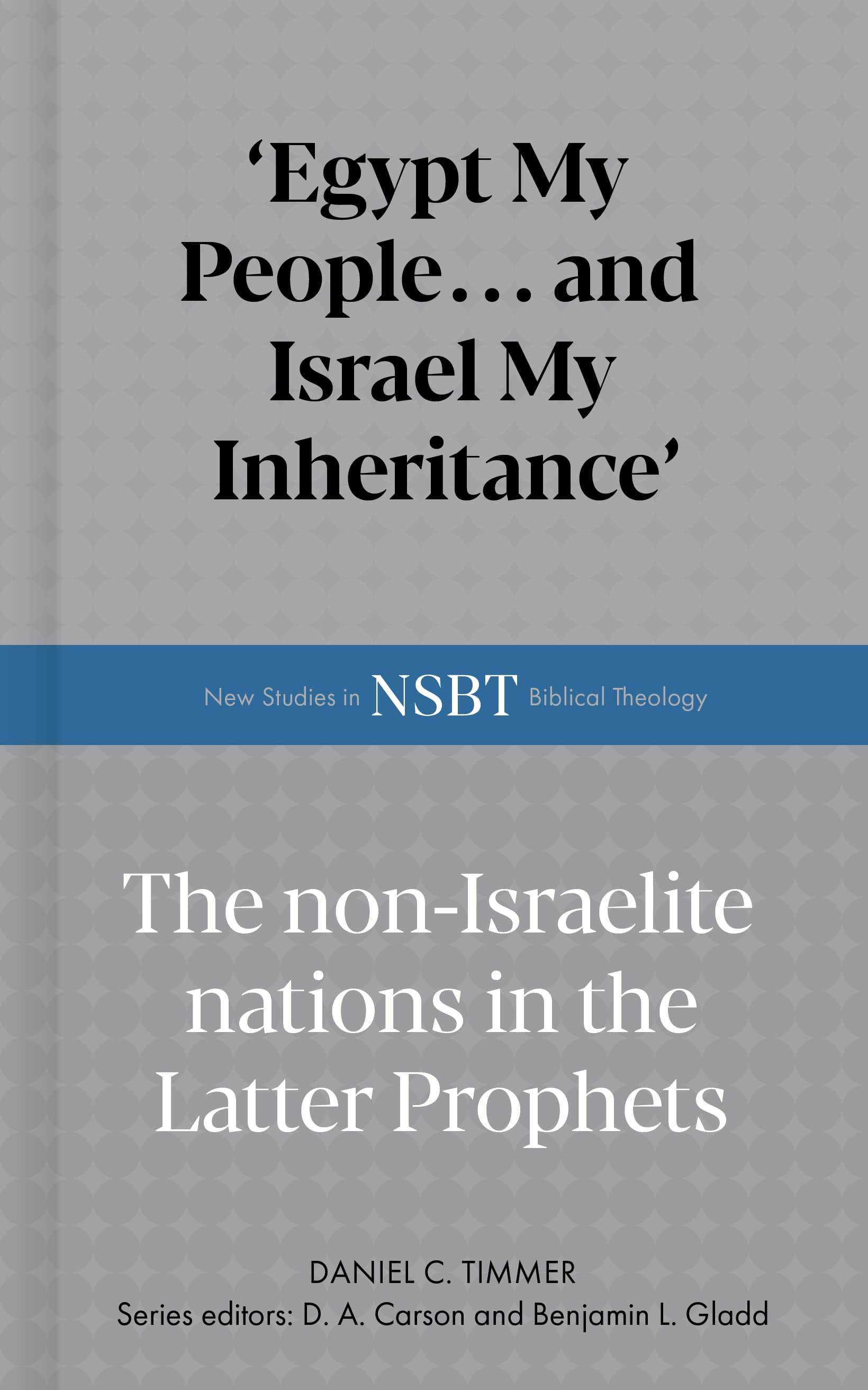 slide 1 of 3 for Egypt My People... and Israel My Inheritance