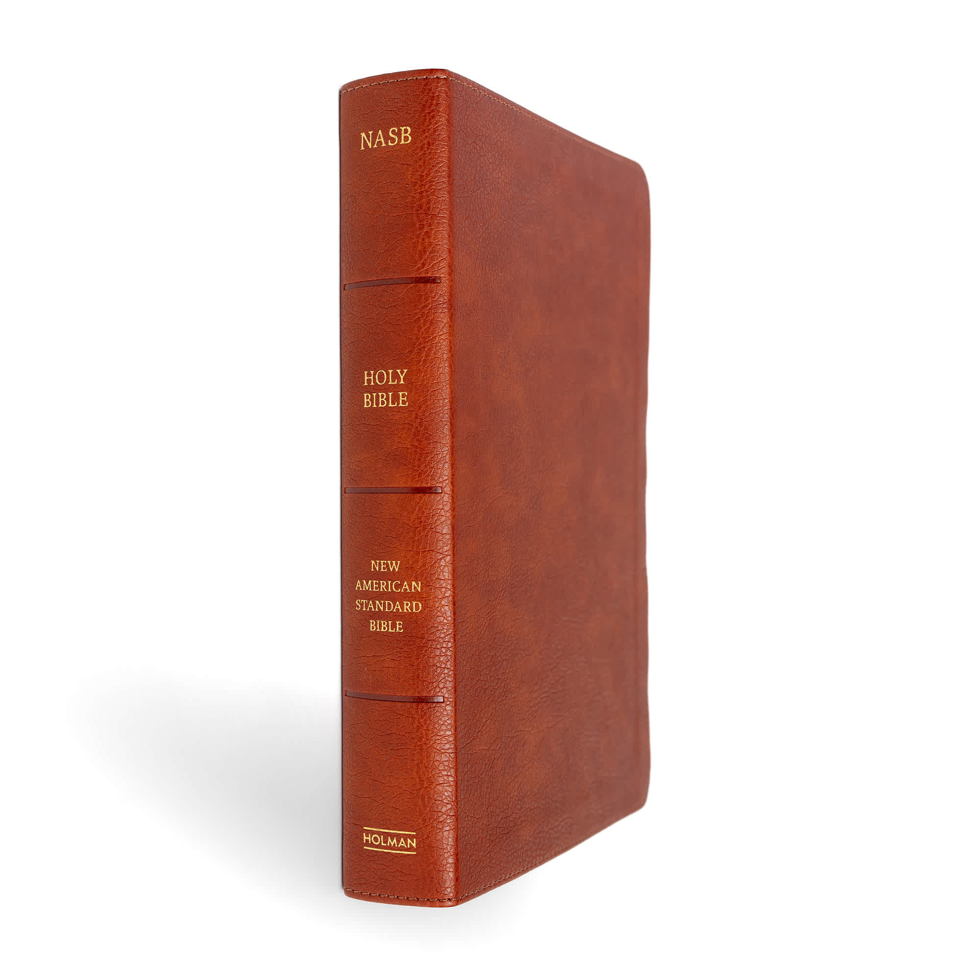 slide 3 of 11 for NASB Personal Size Giant Print Bible, Burnt Sienna LeatherTouch