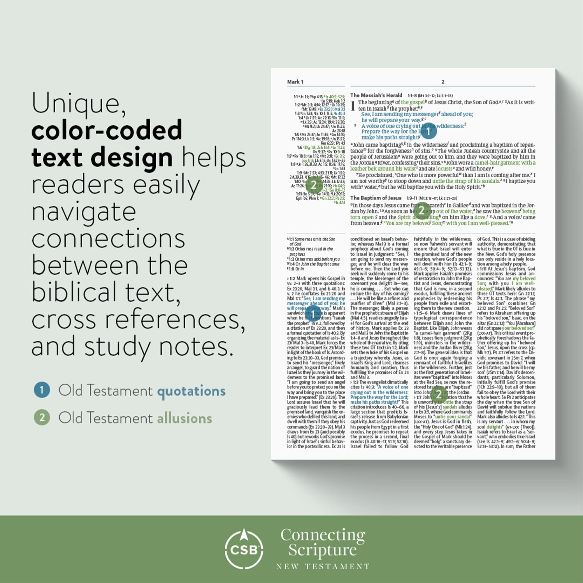 slide 12 of 15 for CSB Connecting Scripture New Testament, Brown LeatherTouch