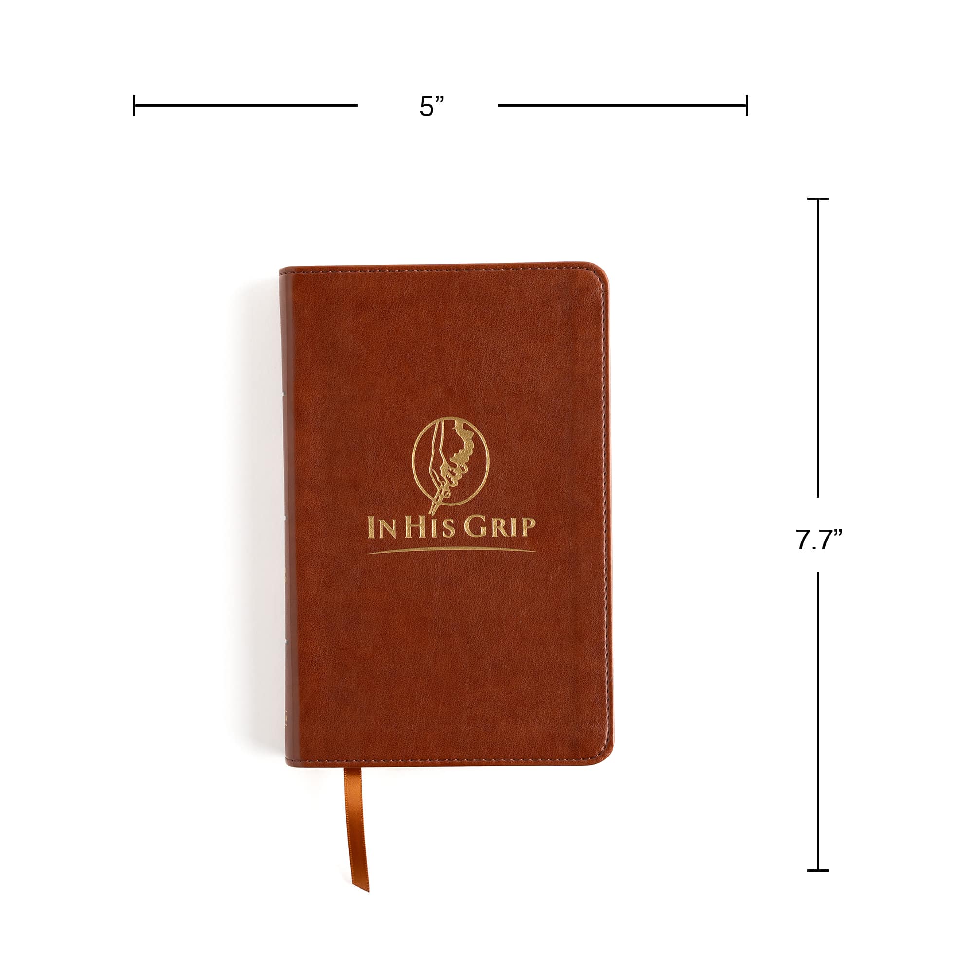 slide 9 of 12 for CSB In His Grip Golfer's Bible, Brown LeatherTouch