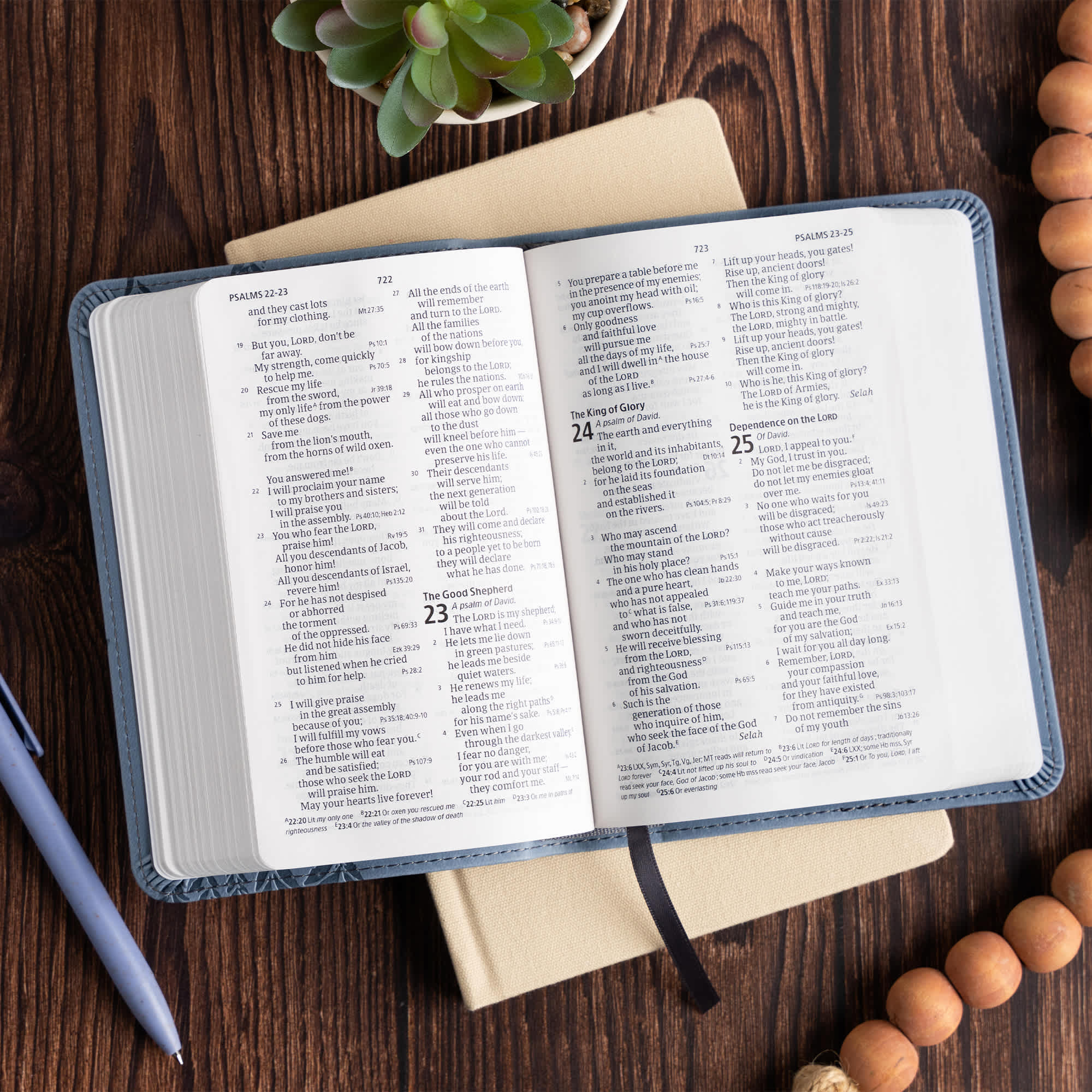 slide 5 of 13 for CSB Large Print Compact Reference Bible, Digital Study Edition, Slate LeatherTouch