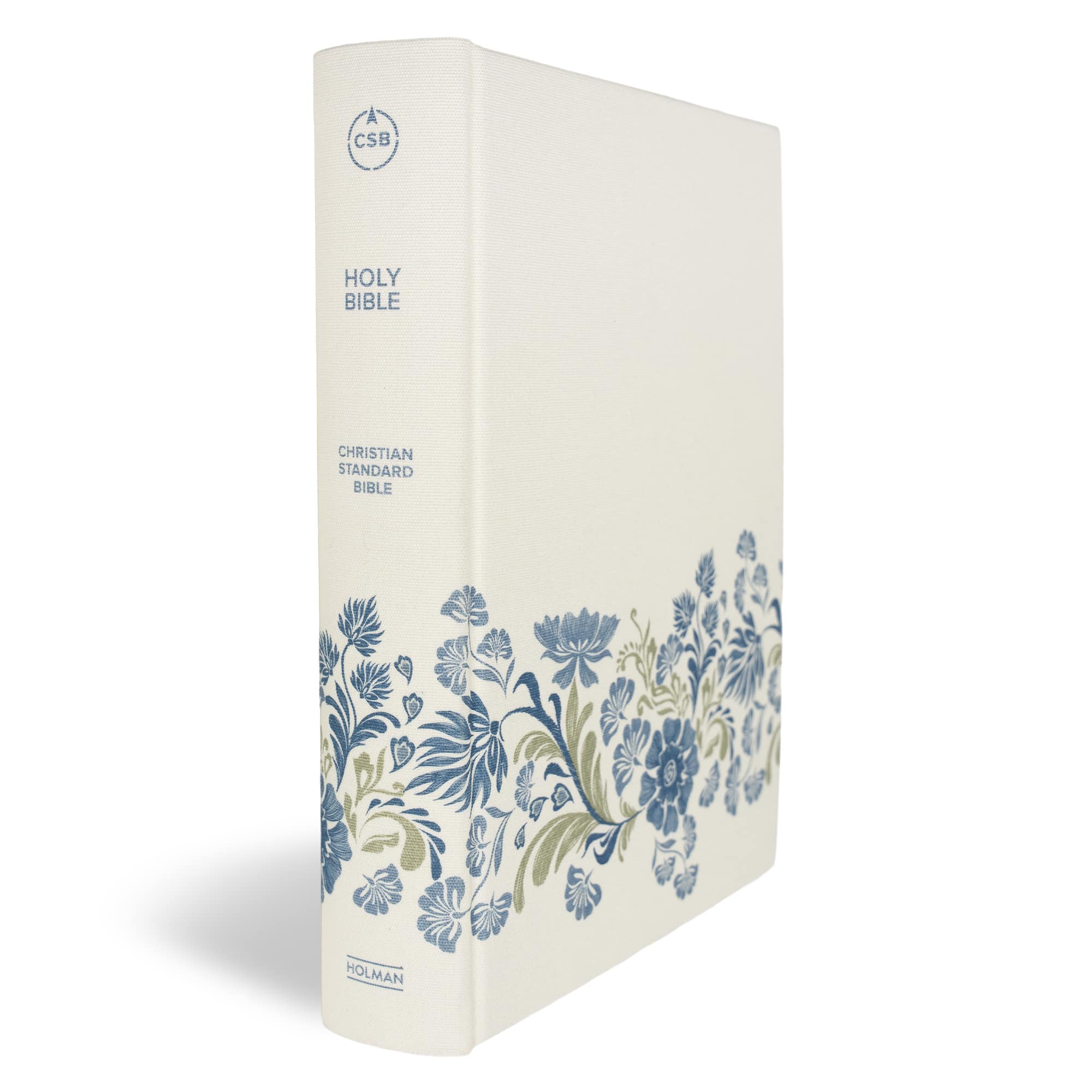 slide 3 of 11 for CSB Notetaking Bible, Large Print Edition, Cream Floral Cloth Over Board