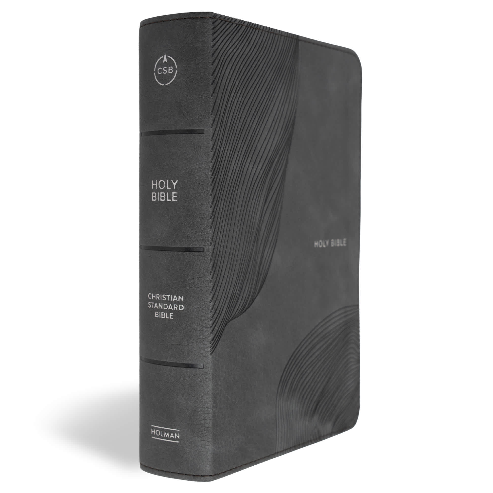 slide 3 of 11 for CSB Single-Column Compact Bible, Digital Study Edition, Charcoal LeatherTouch