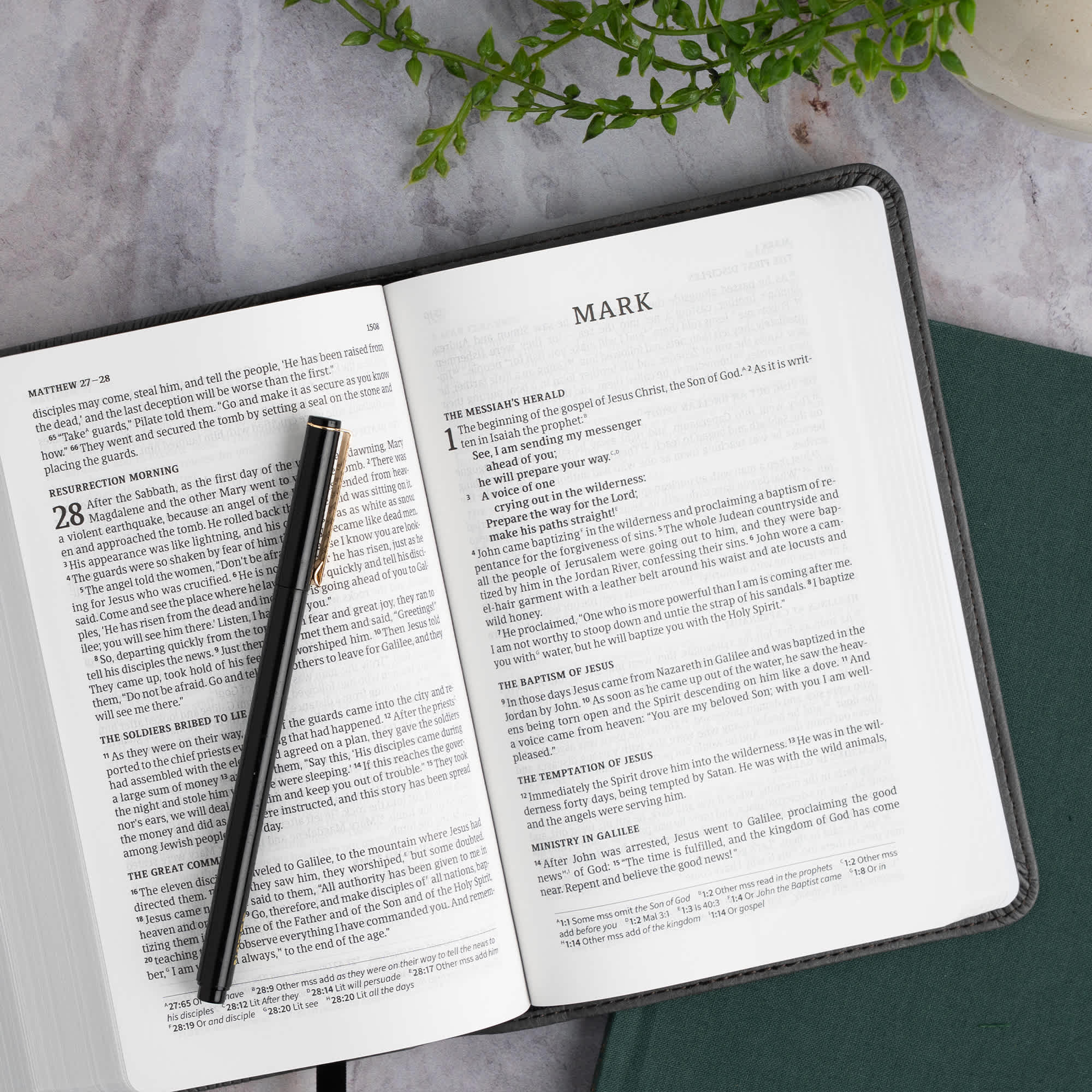 slide 6 of 11 for CSB Single-Column Compact Bible, Digital Study Edition, Charcoal LeatherTouch