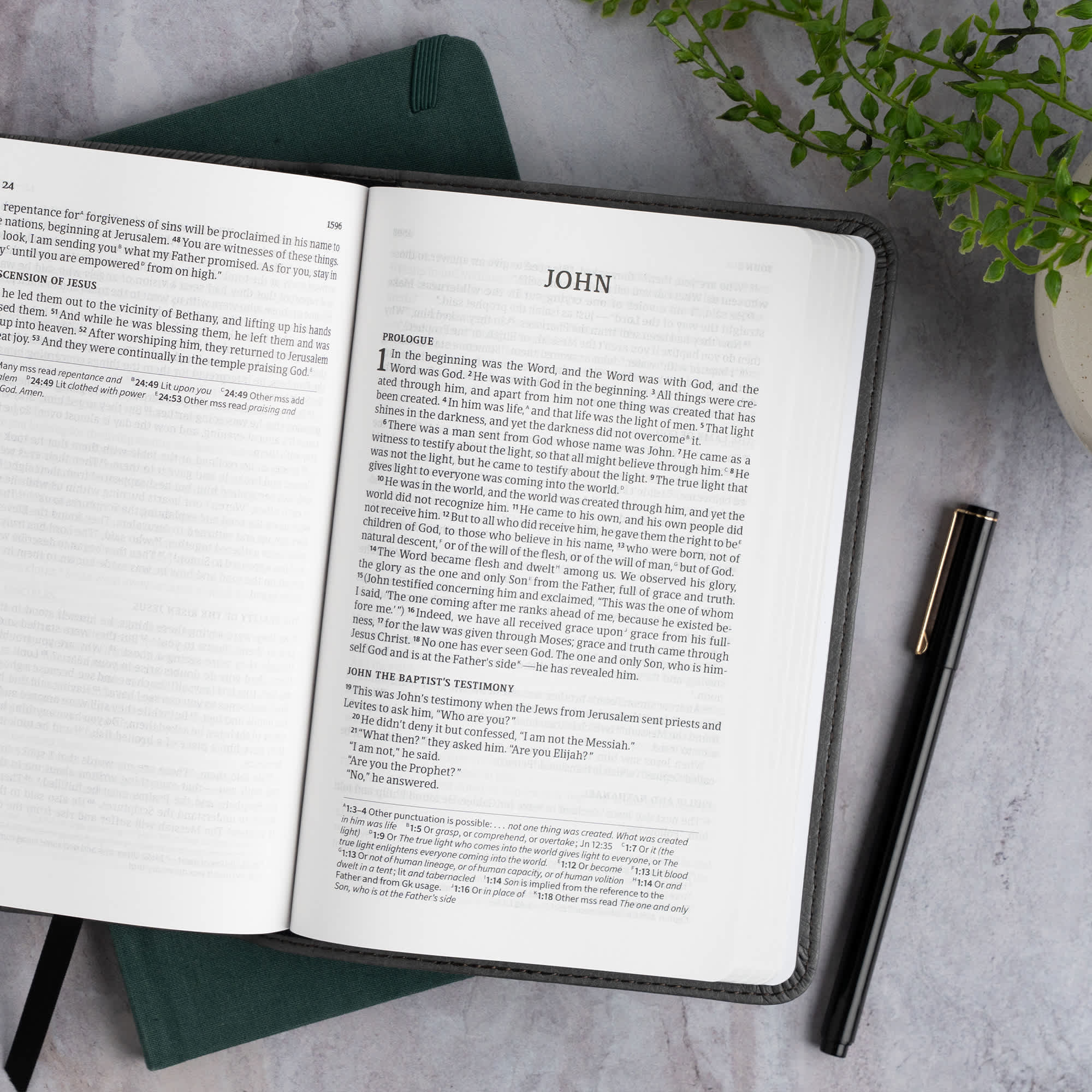 slide 7 of 11 for CSB Single-Column Compact Bible, Digital Study Edition, Charcoal LeatherTouch