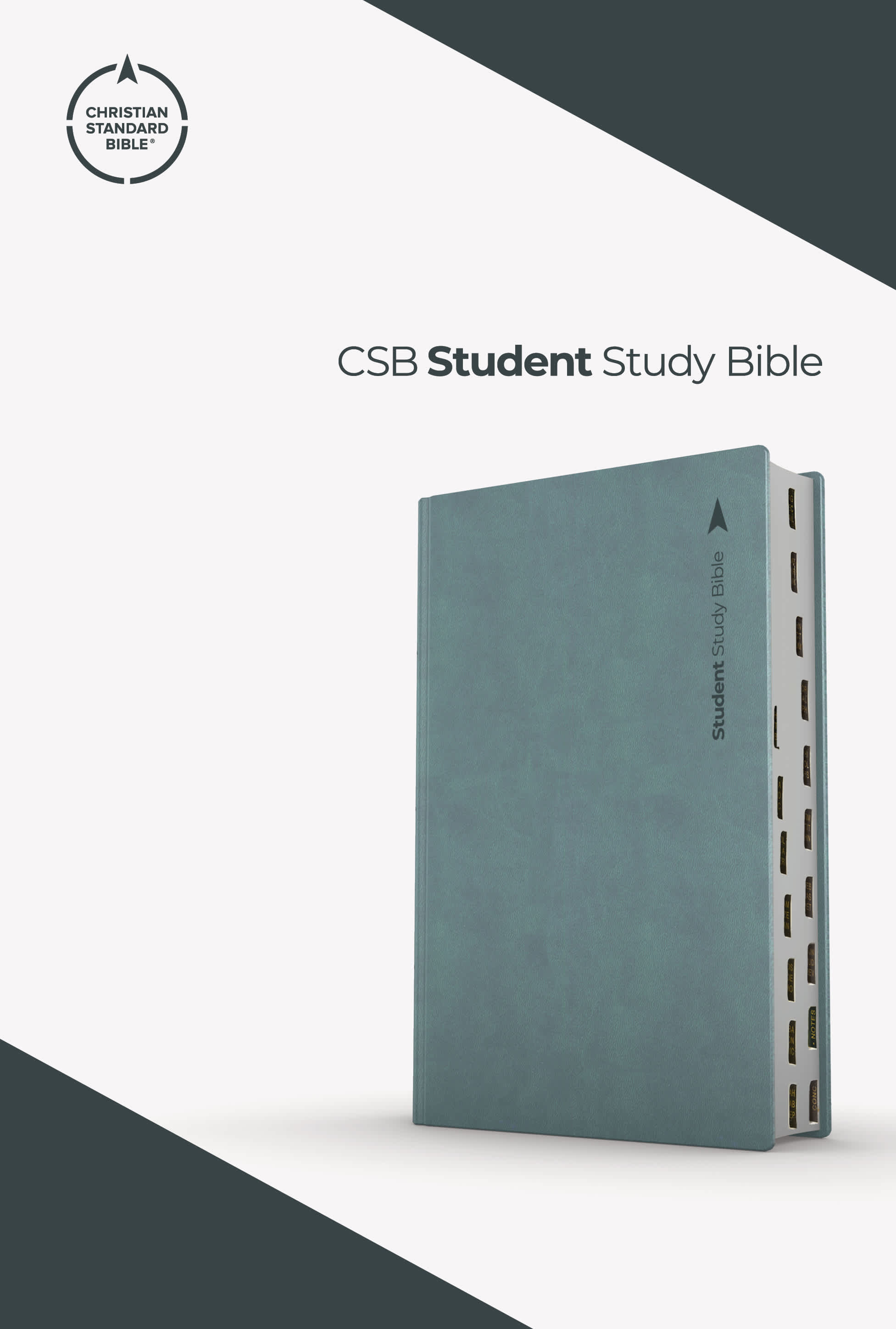 slide 2 of 2 for CSB Student Study Bible, Earthen Teal SuedeSoft LeatherTouch, Indexed