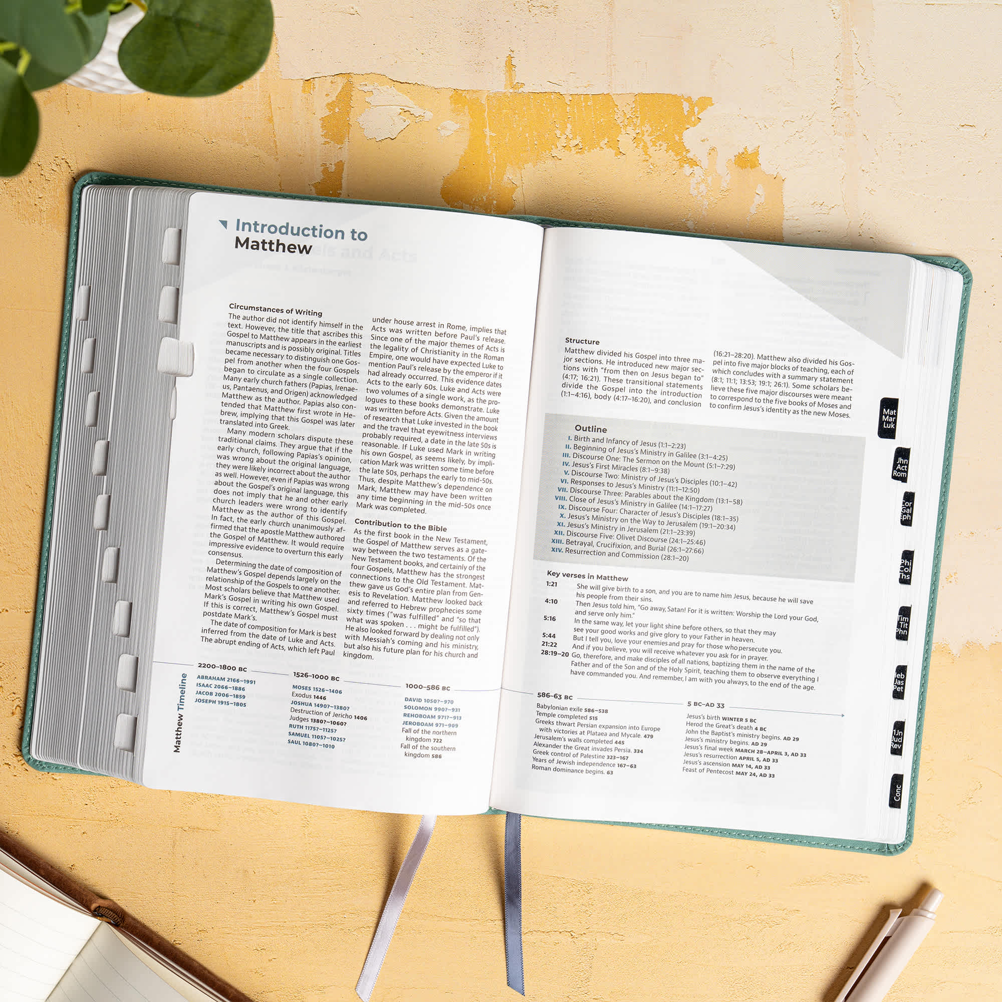 slide 6 of 11 for CSB Student Study Bible, Earthen Teal SuedeSoft LeatherTouch, Indexed