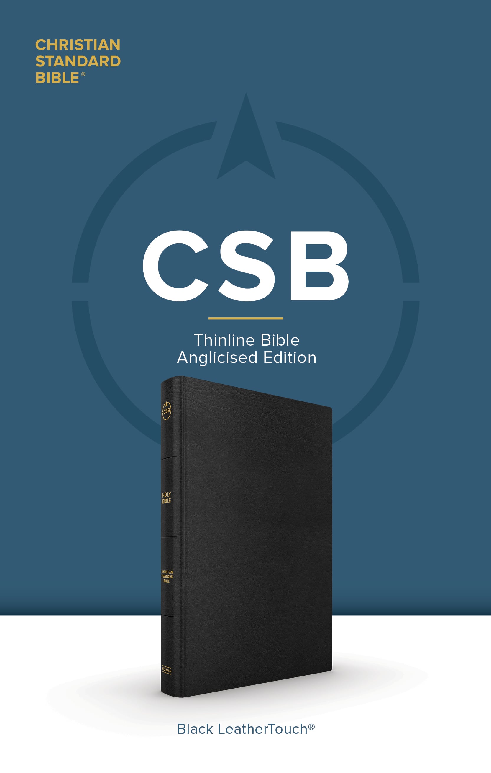 slide 2 of 2 for CSB Thinline Bible, Anglicised Edition, Black LeatherTouch