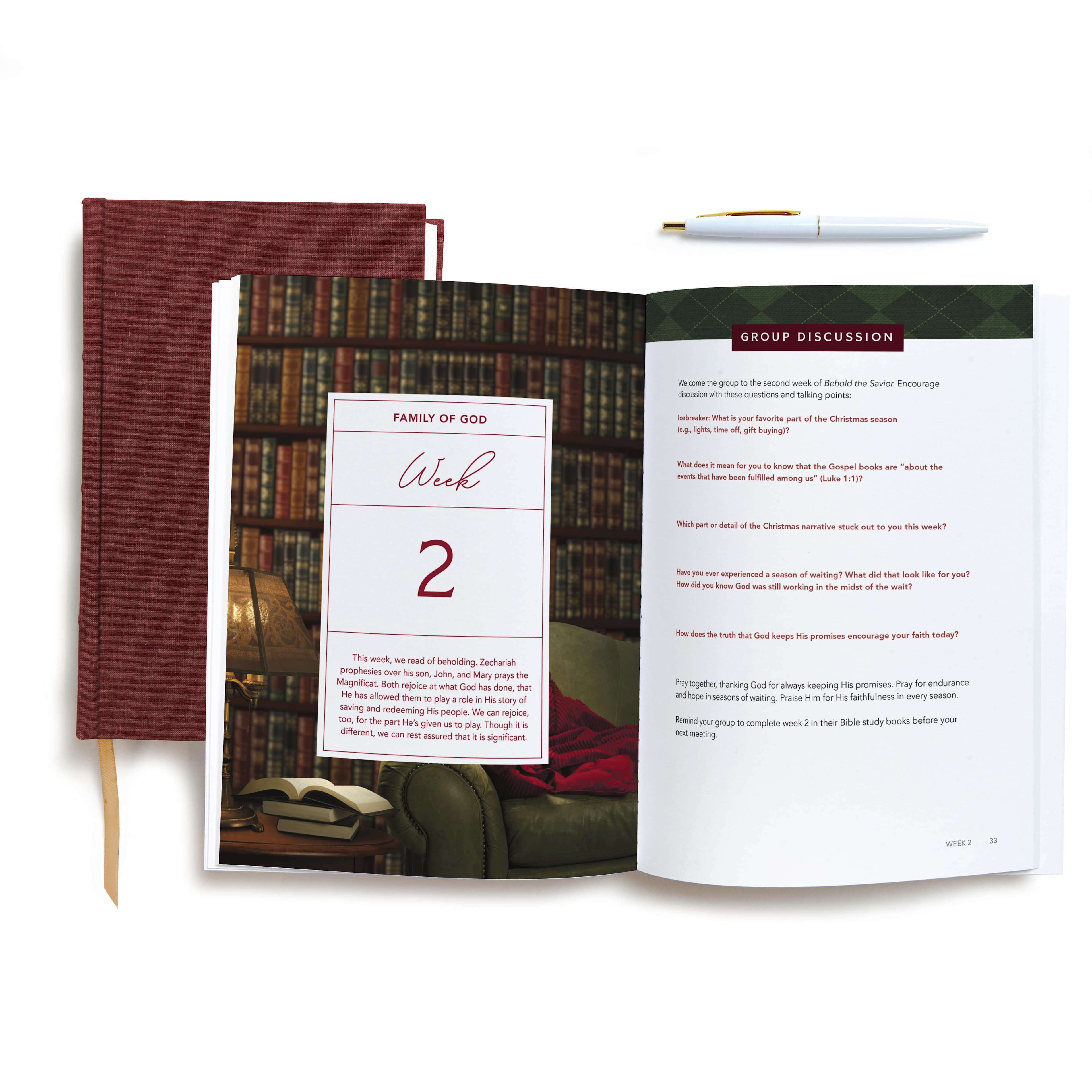 slide 3 of 4 for Behold the Savior - Advent Bible Study Book for Men