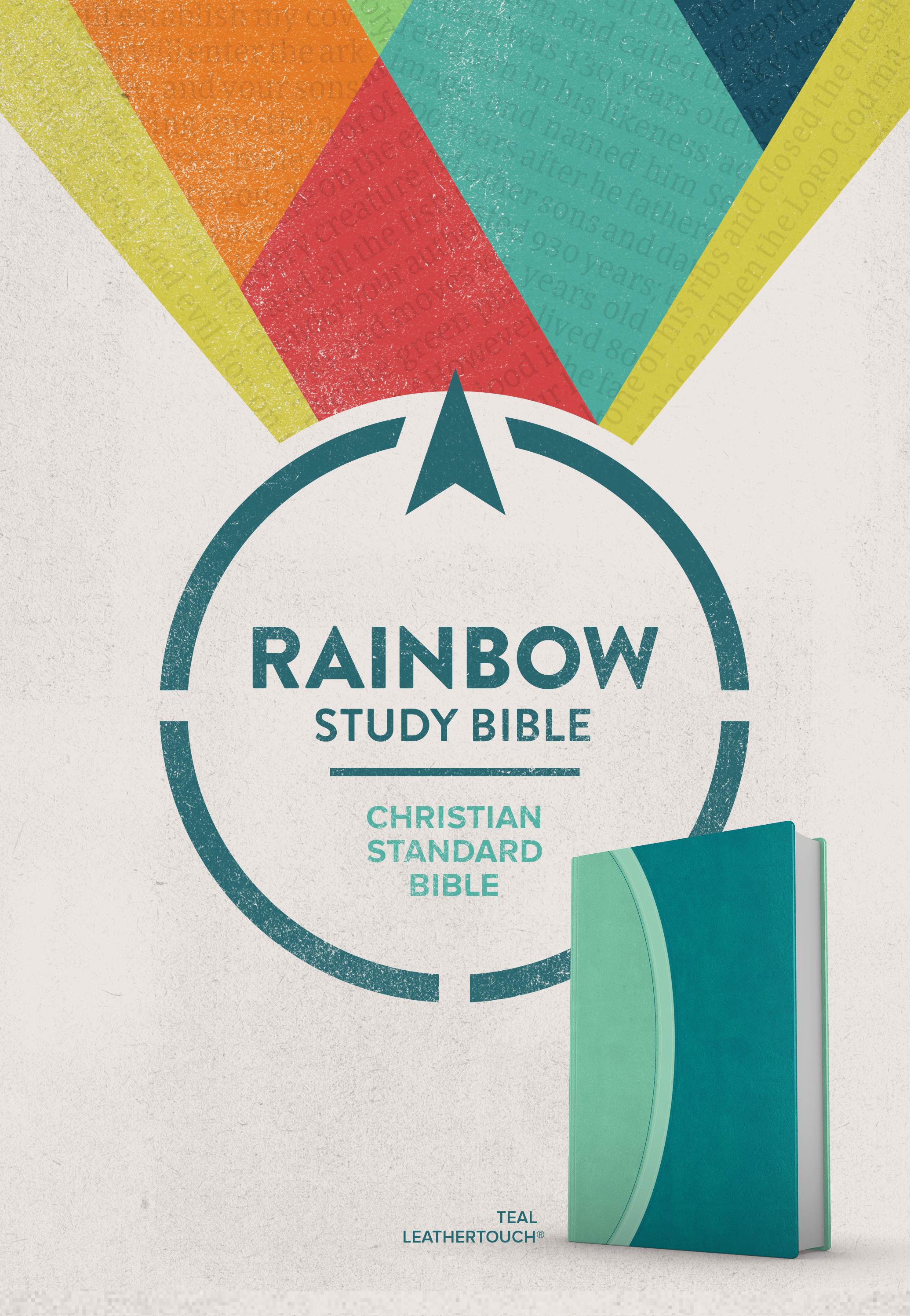 slide 2 of 2 for CSB Rainbow Study Bible, Purple LeatherTouch (Limited Edition)