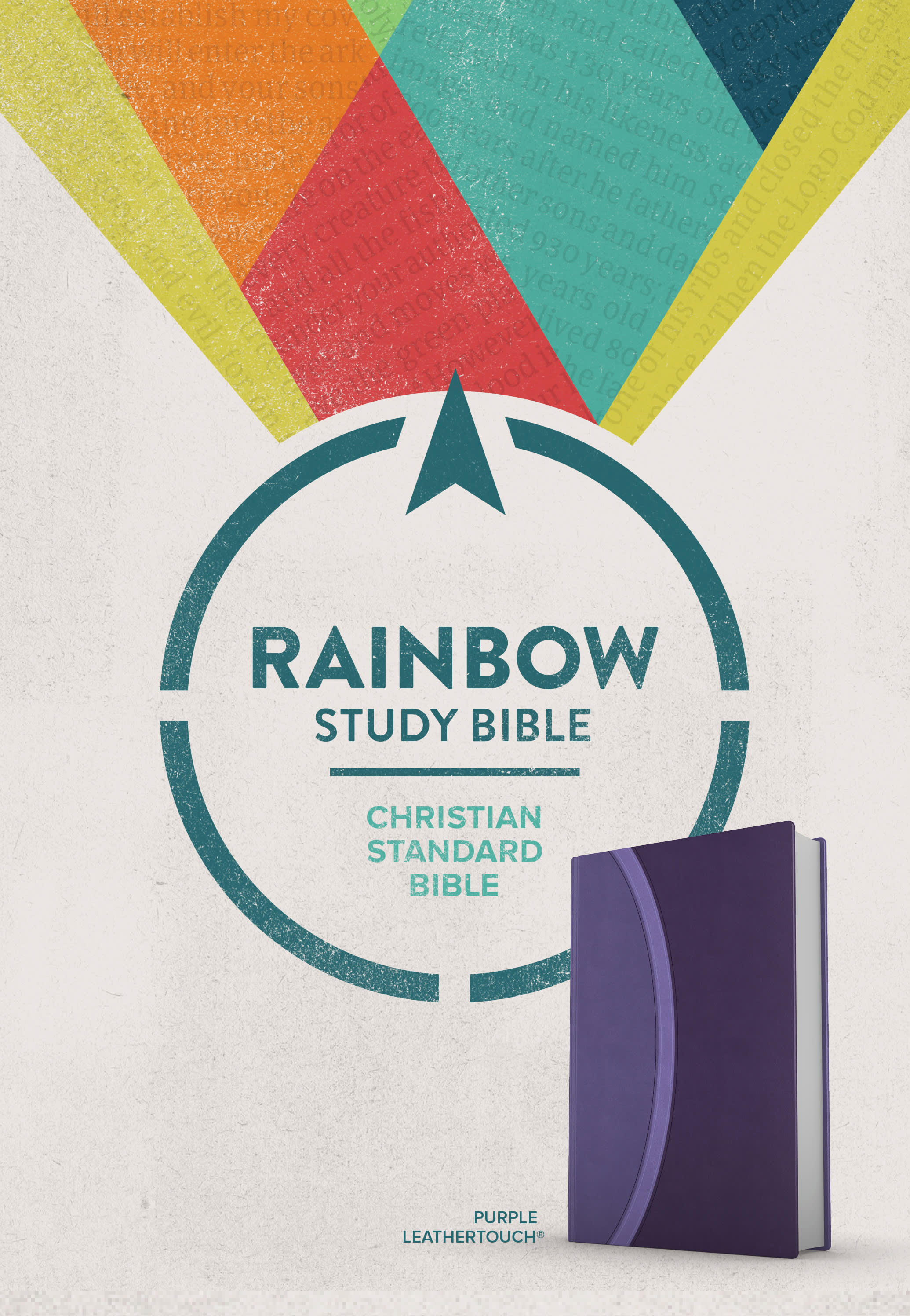 slide 2 of 2 for CSB Rainbow Study Bible, Teal LeatherTouch (Limited Edition)
