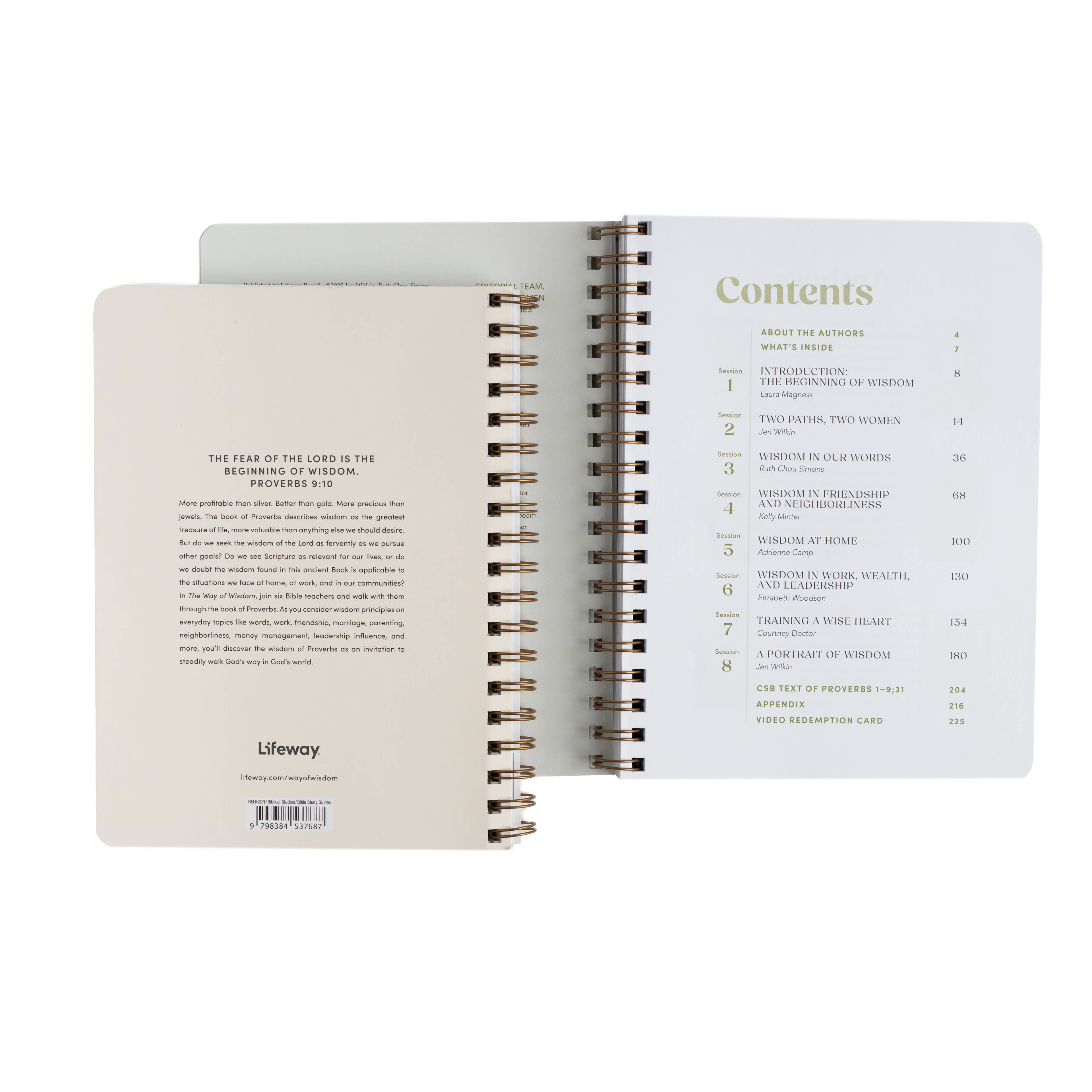 slide 2 of 6 for The Way of Wisdom - Bible Study Book with Video Access - Spiral Bound (Limited Edition)