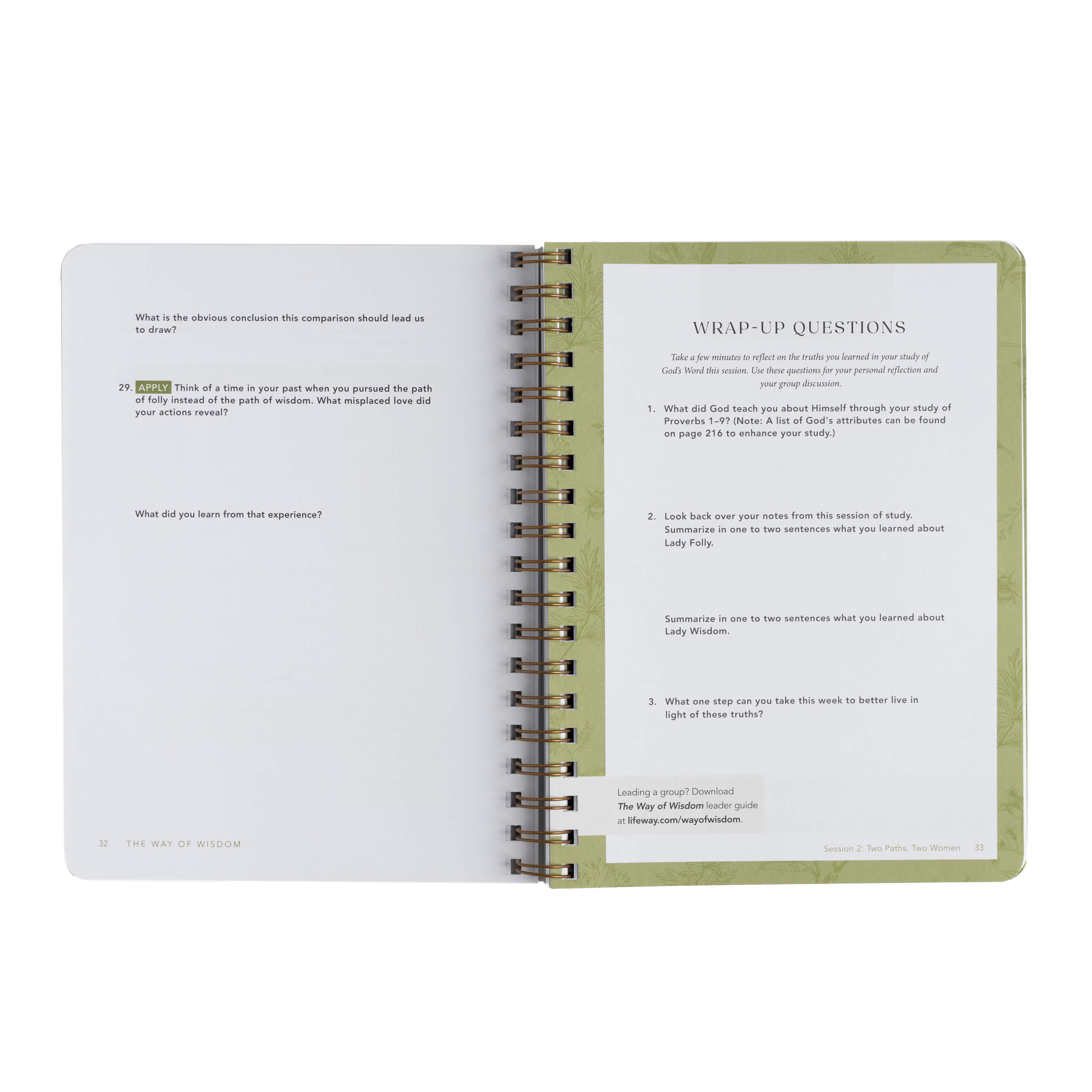 slide 5 of 6 for The Way of Wisdom - Bible Study Book with Video Access - Spiral Bound (Limited Edition)