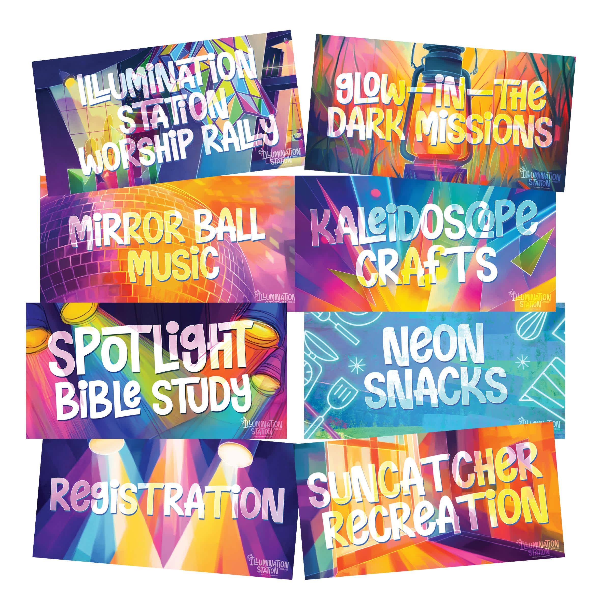 VBS 2026 Rotation Signs Pkg. 8