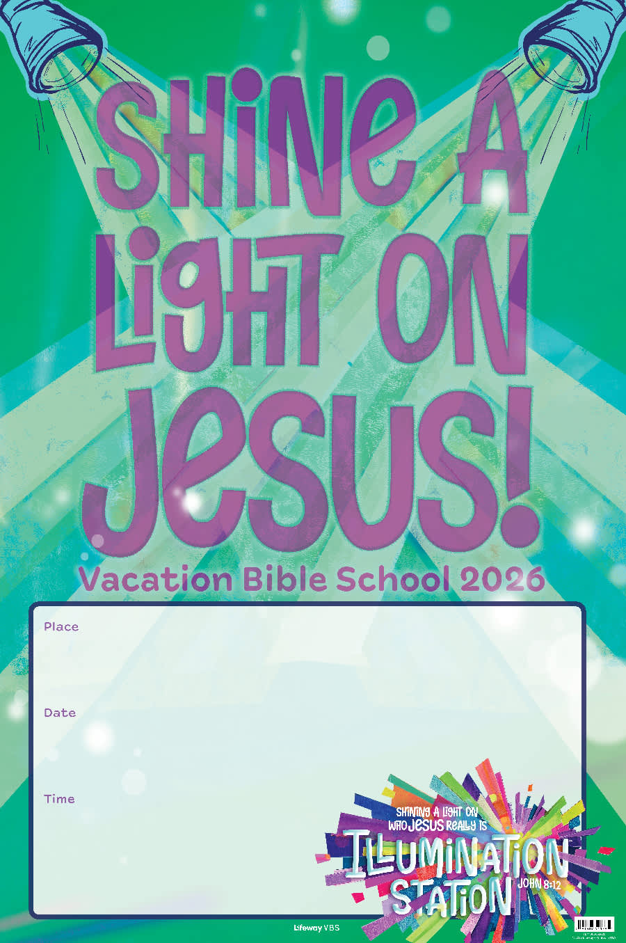 slide 1 of 2 for VBS 2026 Promotional Poster