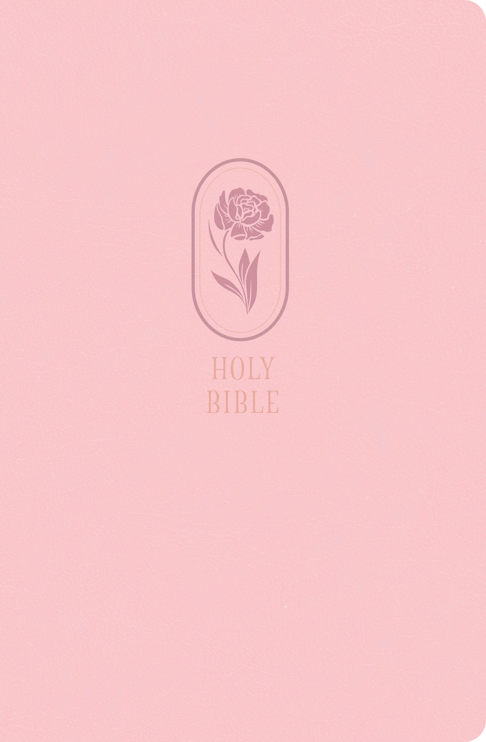 KJV Large Print Personal Size Reference Bible, Pink LeatherTouch