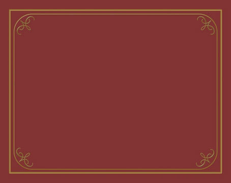 Certificate Insert Holder: Burgundy (Package of 6)