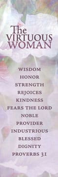 Inspirational Bookmark: Proverbs 31 (Package of 25)