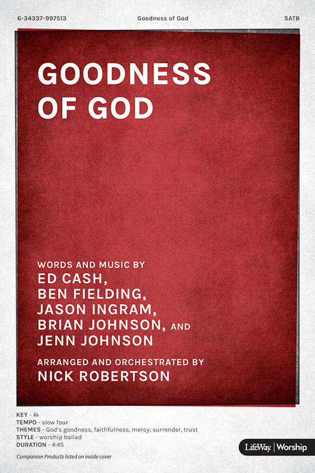 Goodness of God - Downloadable Split-Track Accompaniment Track