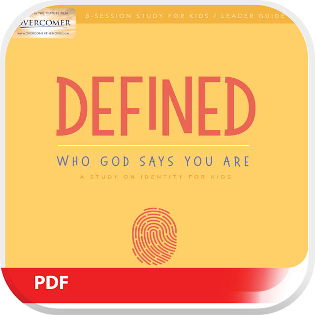 Defined: Who God Says You Are - Leader Guide Kids Digital