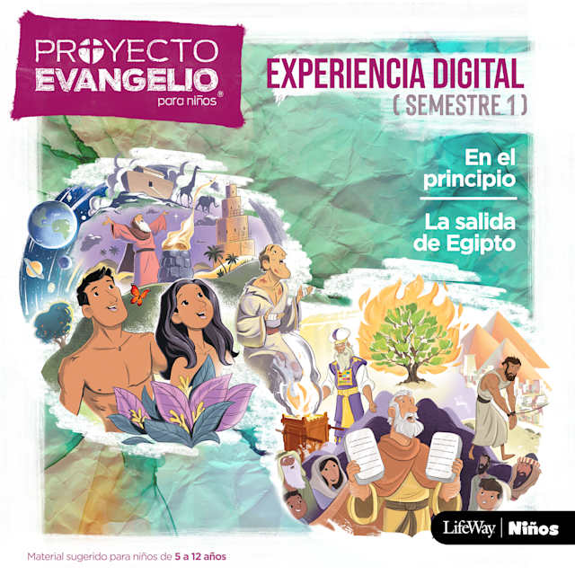 El Proyecto Evangelio para niños  Semestre 1 - Experiencia Digital Descargable (de 101- 200 miembros)