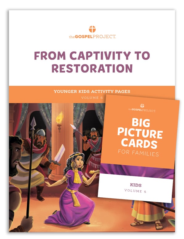 The Gospel Project for Kids: Younger Kids Activity Pack - Volume 6: From Captivity to Restoration