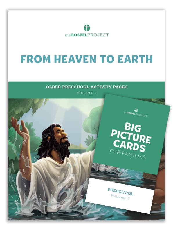 The Gospel Project for Preschool: From Heaven to Earth - Older Preschool Activity Pack - Volume 7