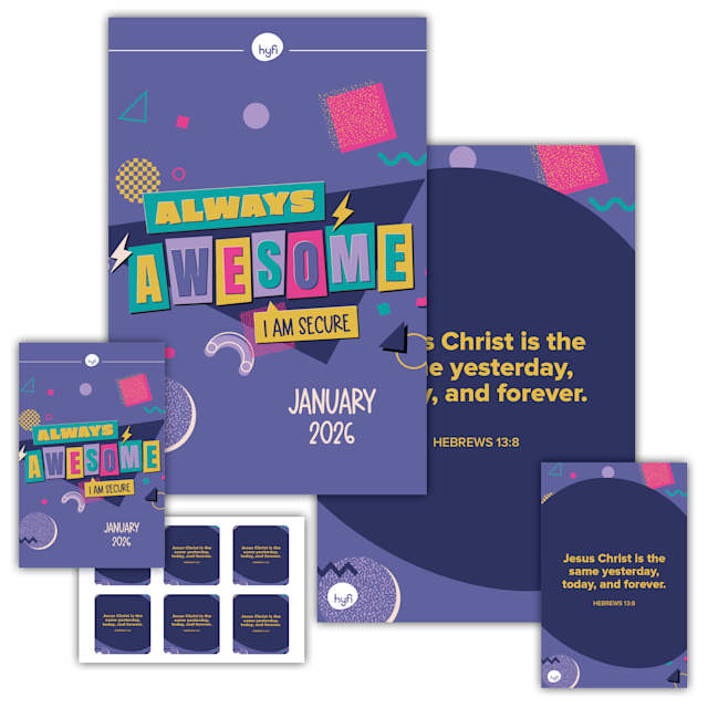 Hyfi Kids Theme Posters Digital - Always Awesome JAN2026