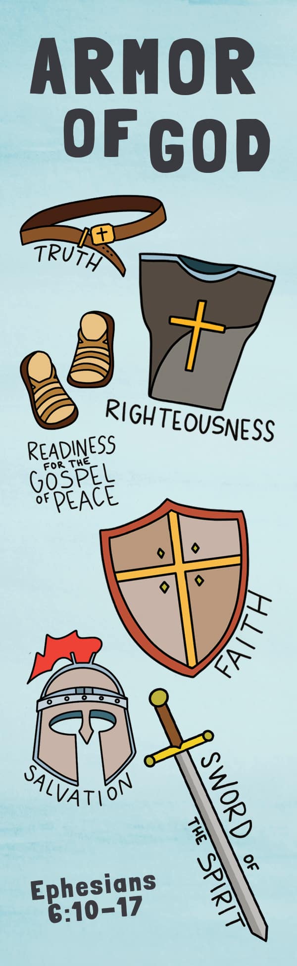 teaching-bookmark-armor-of-god-kids-package-of-25-lifeway for Free Printable Armor Of God Bookmarks Teaching Bookmark: Armor of God - Kids (Package of 25) | Lifeway for Free Printable Armor Of God Bookmarks