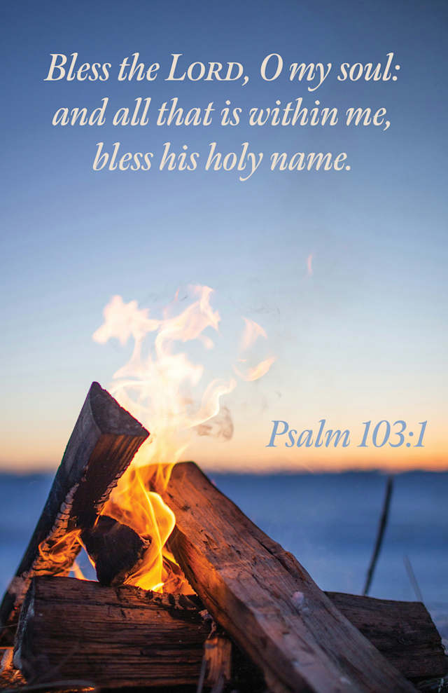 General Worship Bulletin: Bless His Holy Name (Package of 100)