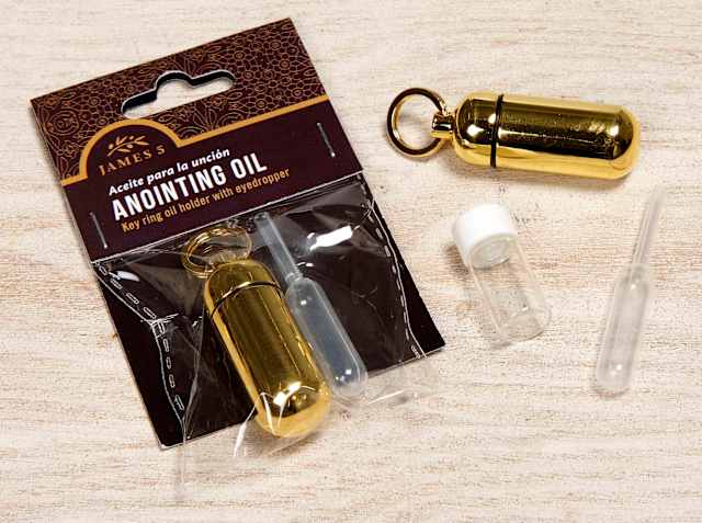 Anointing Oil Holder - Brass Finish