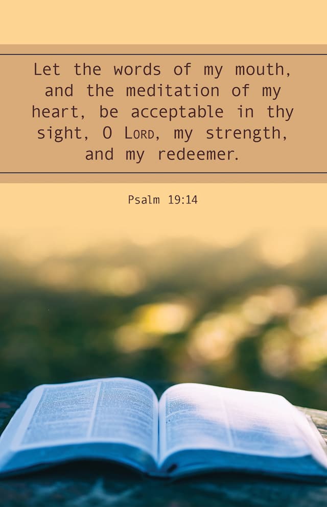 General Worship Bulletin: Let the Words (Package of 100)