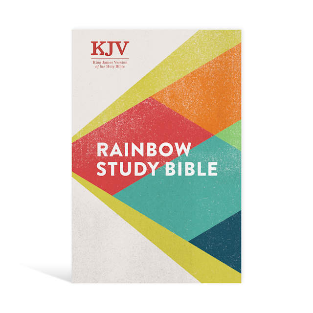 KJV Rainbow Study Bible, Hardcover