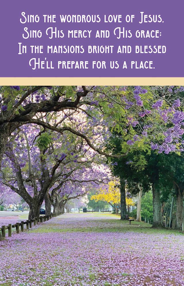 Funeral Bulletin: Wondrous Love (Package of 100)